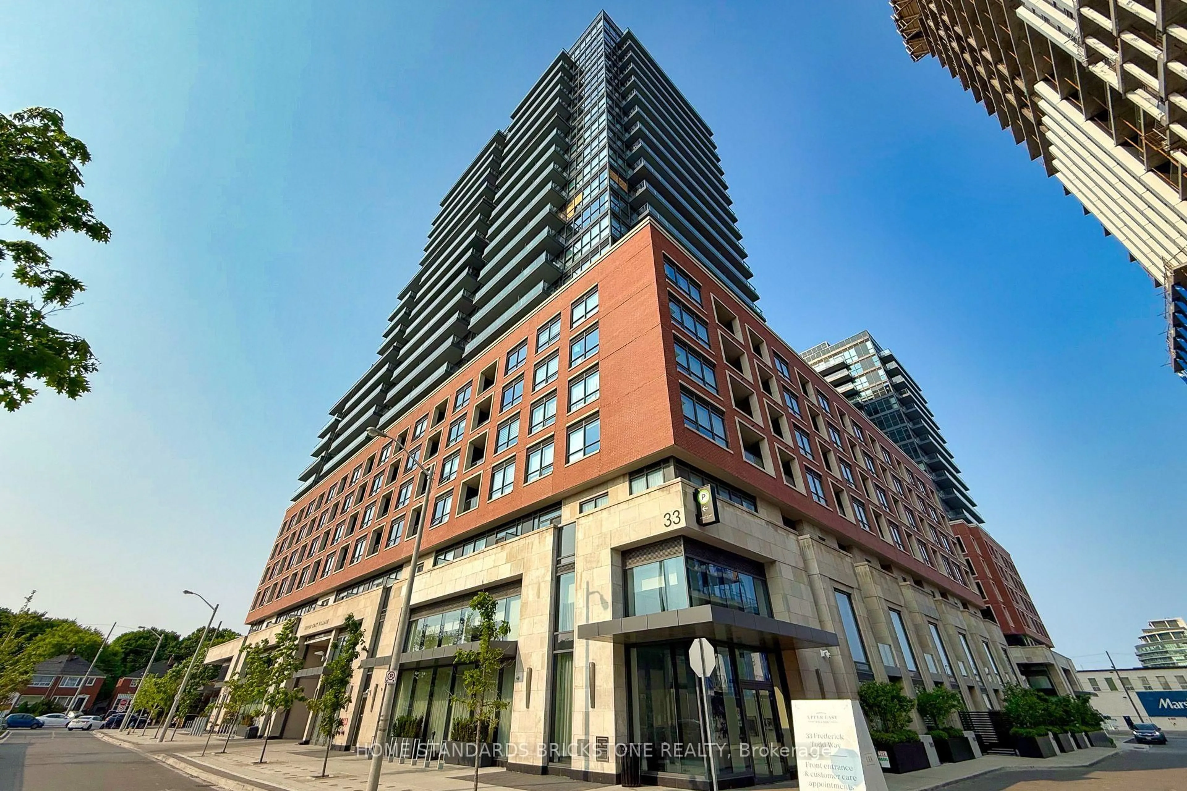 Patio, building for 33 Frederick Todd Way #429, Toronto Ontario M4G 0C9