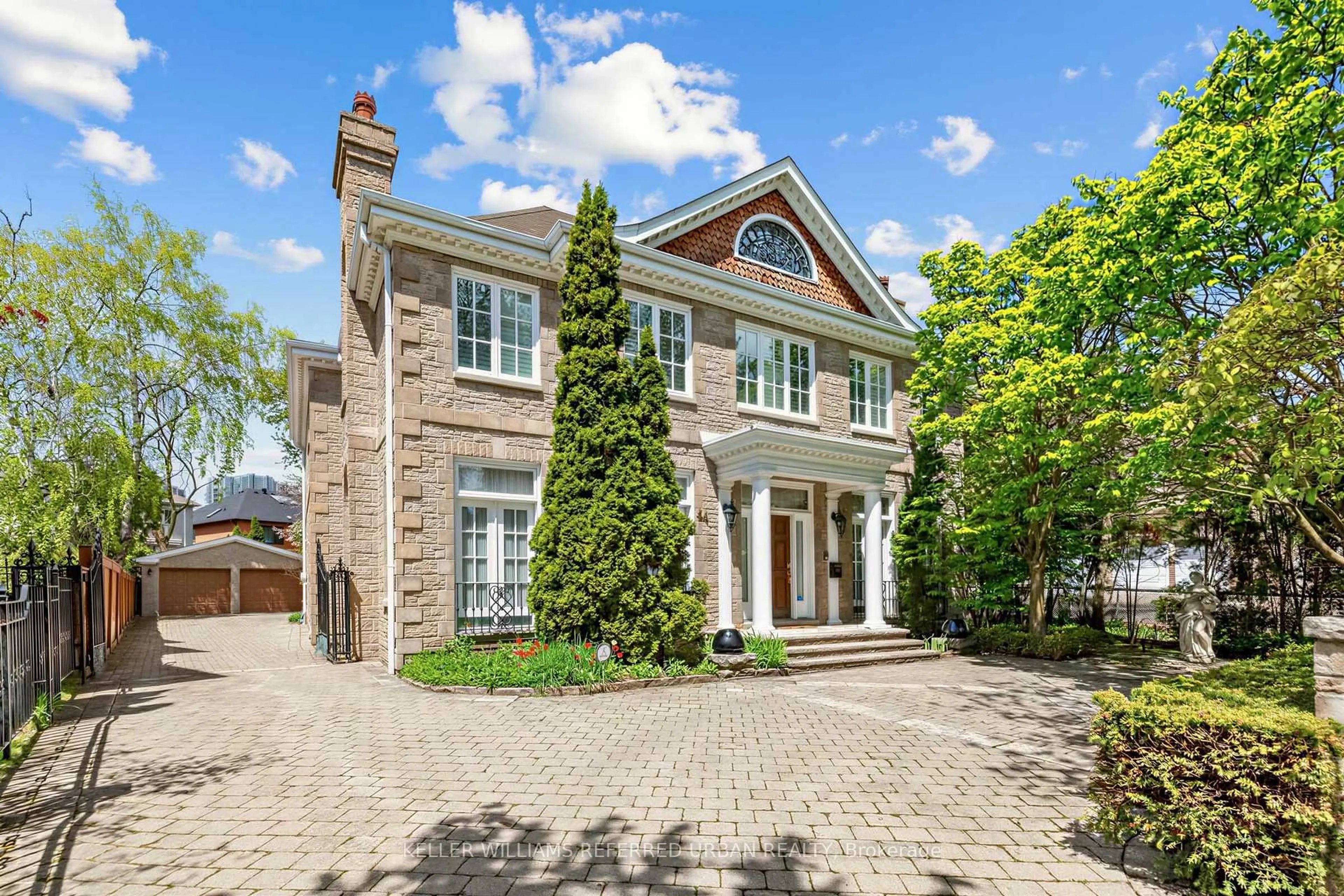 Home with brick exterior material, street for 44 Cotswold Cres, Toronto Ontario M2P 1N2