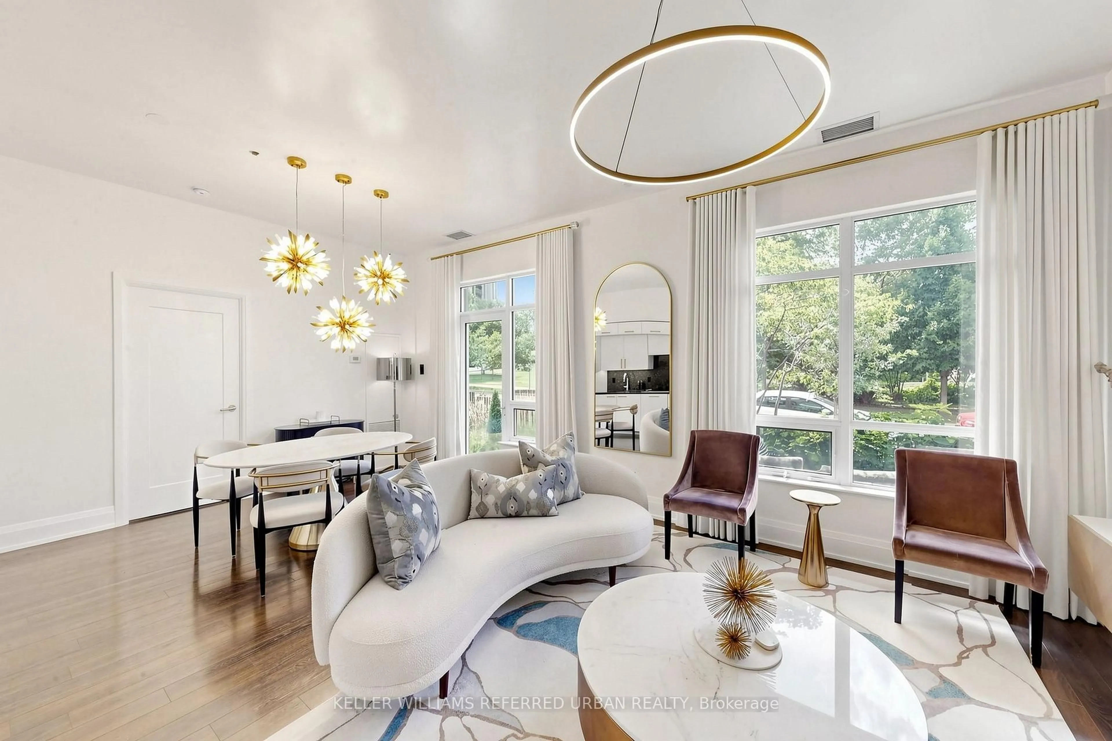 Living room with furniture, unknown for 120 Harrison Garden Blvd #130, Toronto Ontario M2N 0H1
