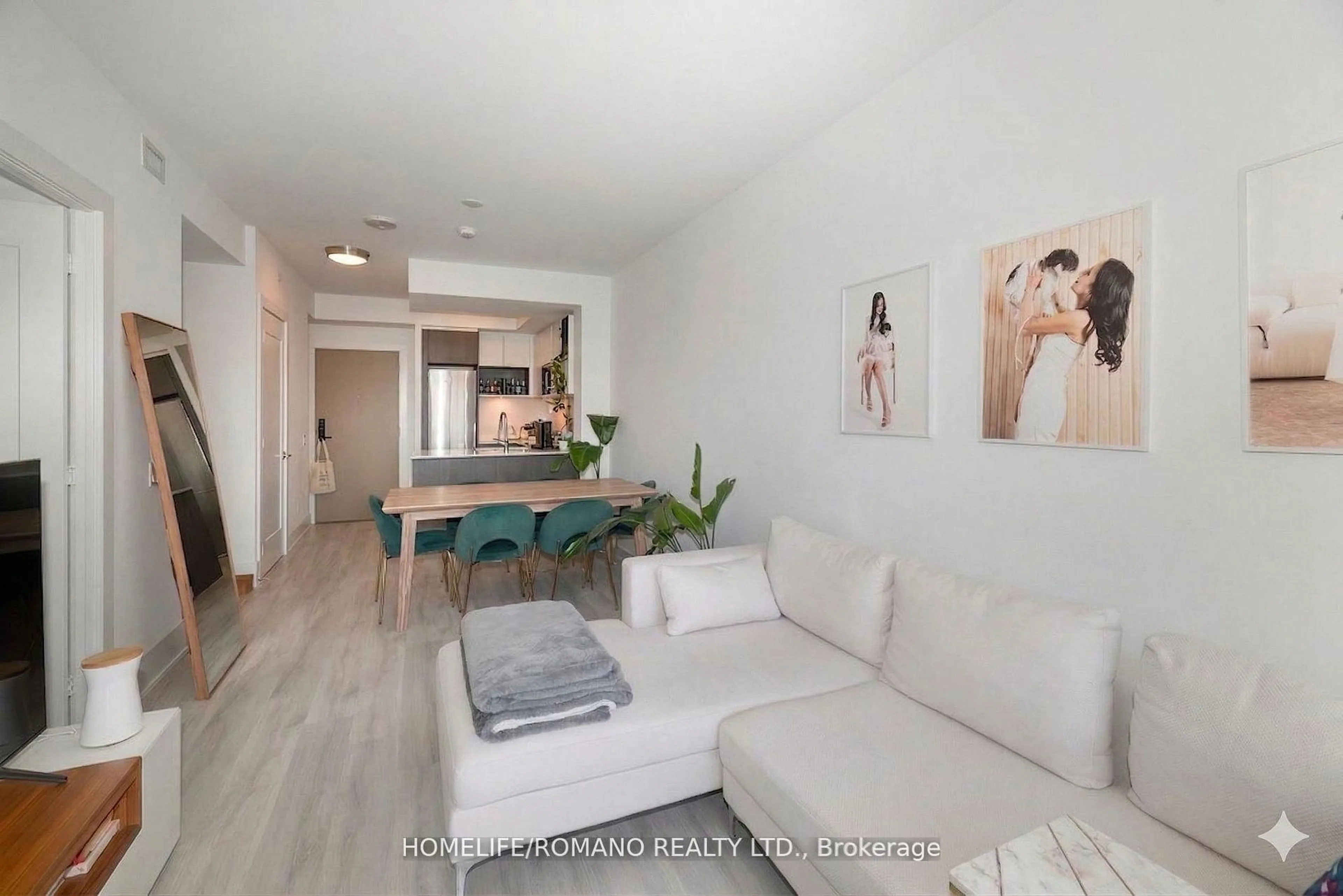 Living room with furniture, unknown for 118 Merchants' Wharf #513, Toronto Ontario M5A 0L3