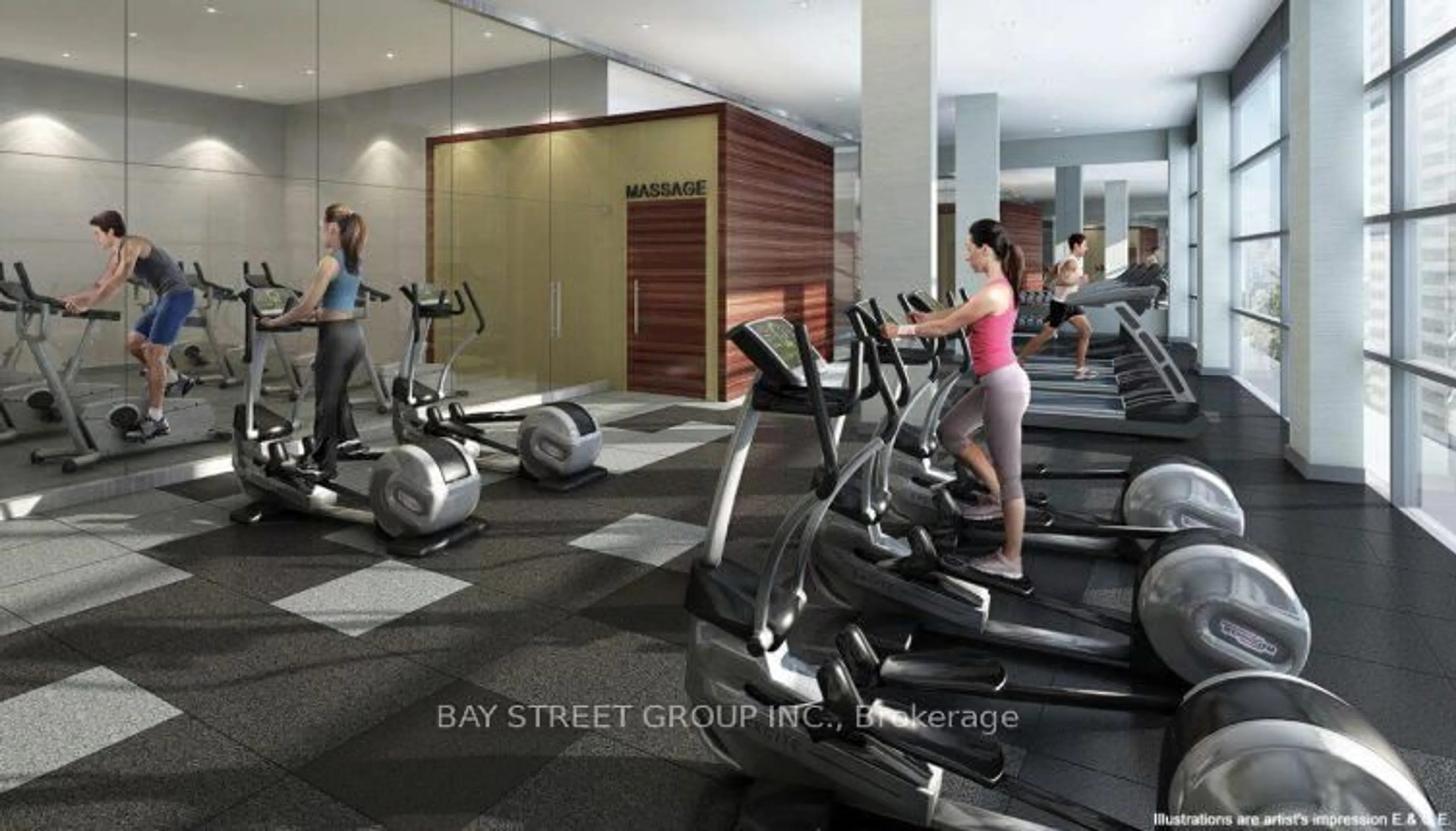 Gym or fitness room for 4955 Yonge St #919, Toronto Ontario M2N 0L8