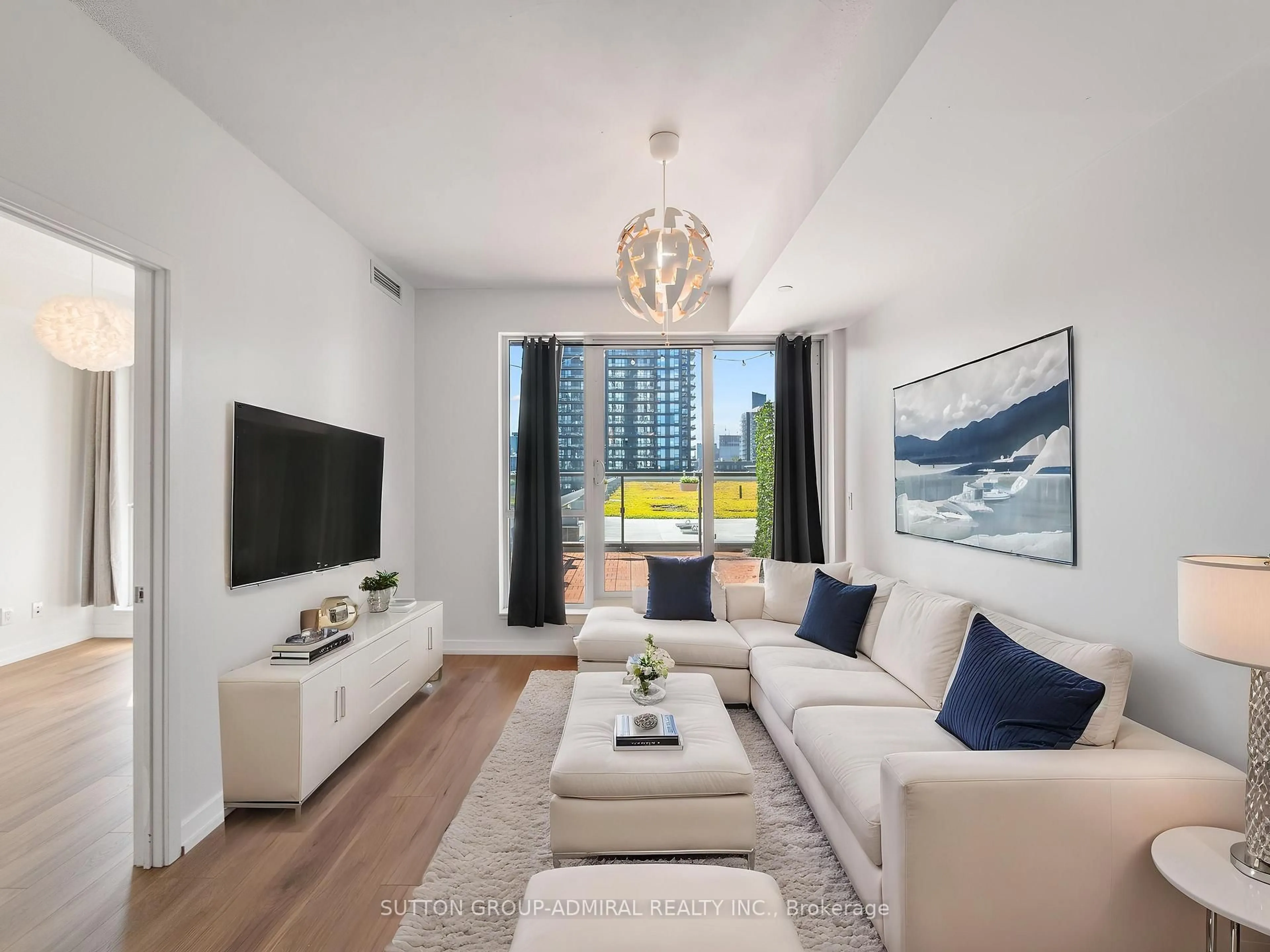 Living room with furniture, unknown for 170 Sumach St #907, Toronto Ontario M5A 0C3