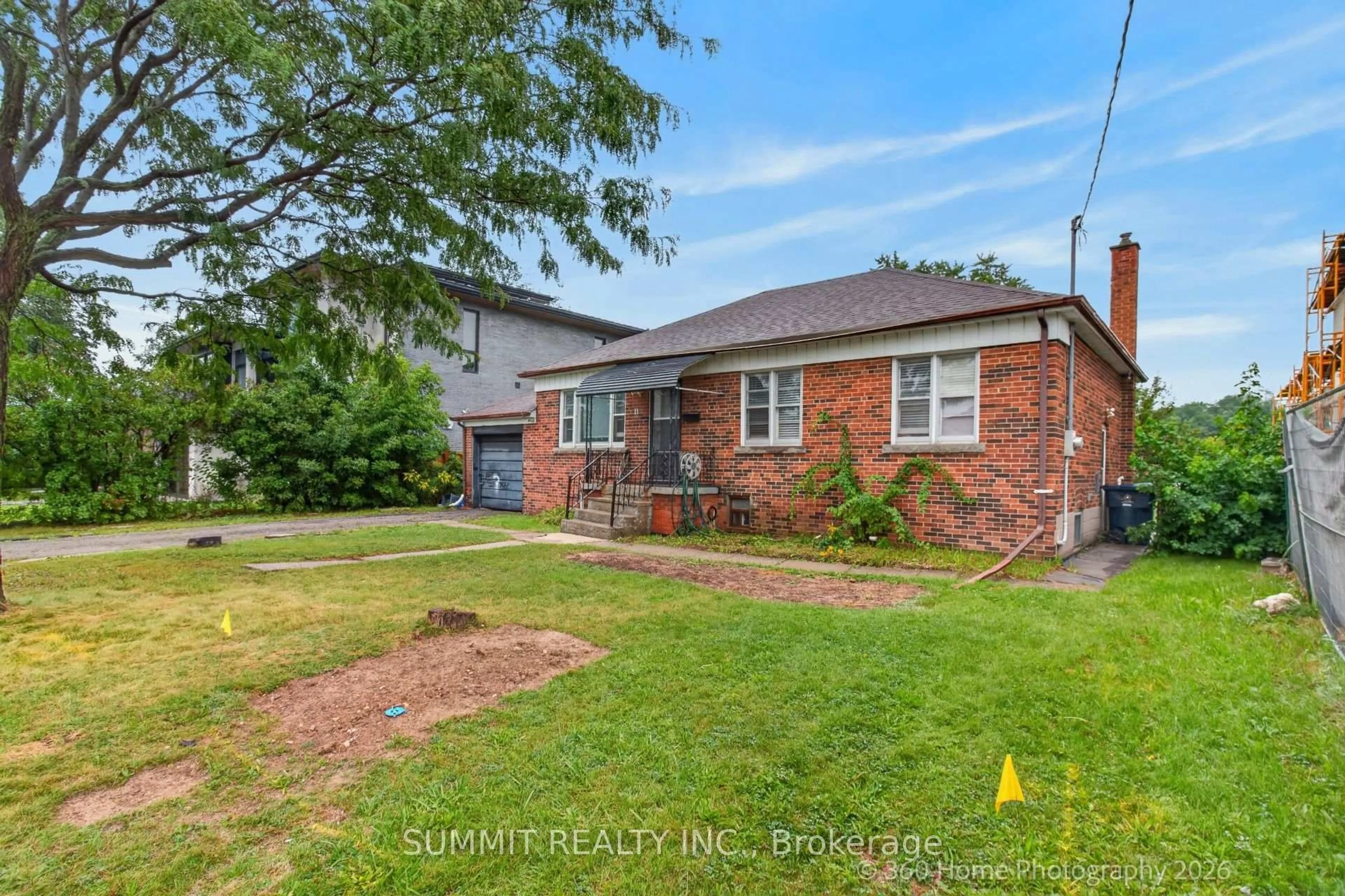 Home with brick exterior material, street for 11 Faith Ave, Toronto Ontario M3H 1W2