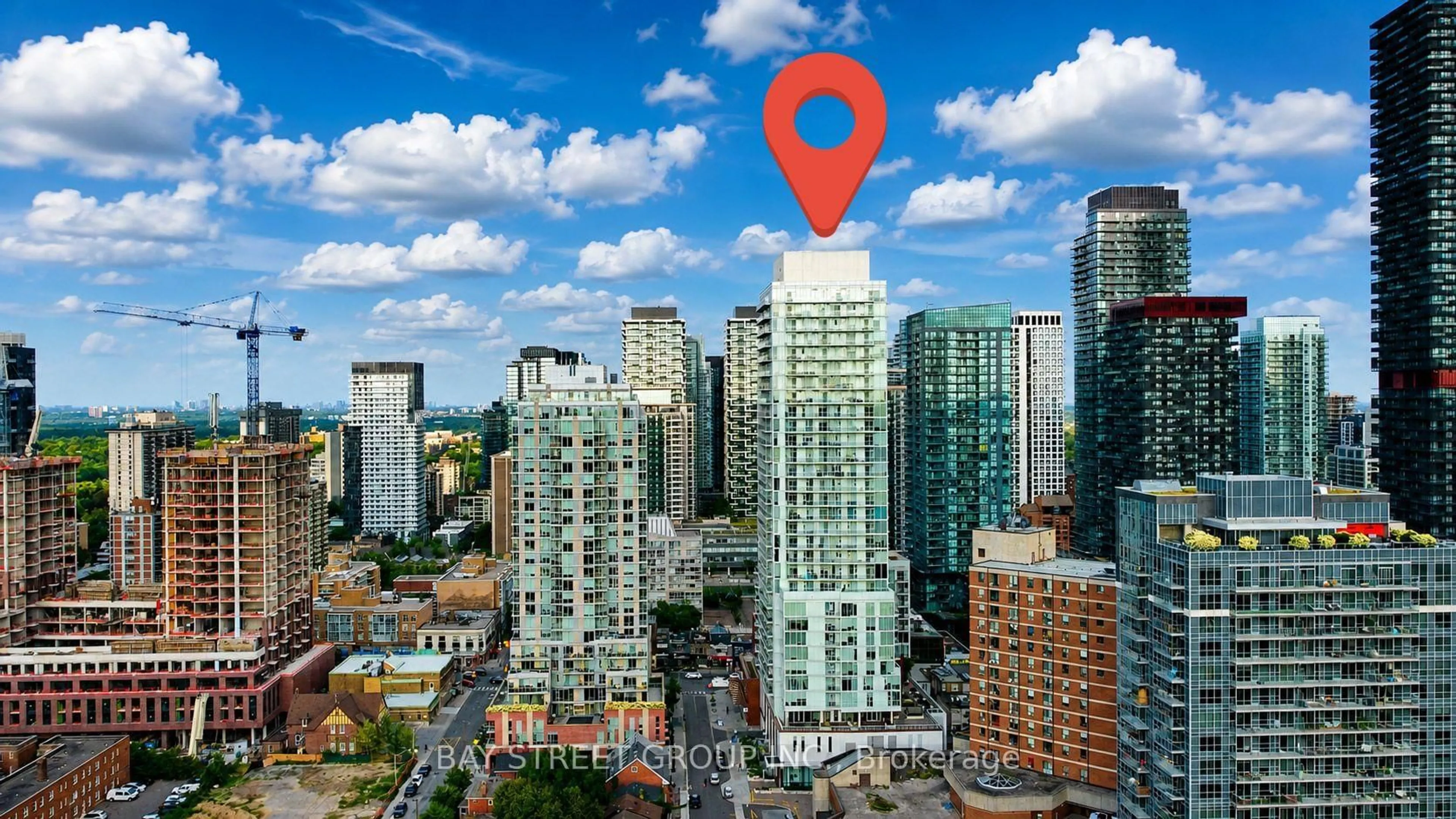 Picture of a map for 33 Helendale Ave #517, Toronto Ontario M4R 0A4