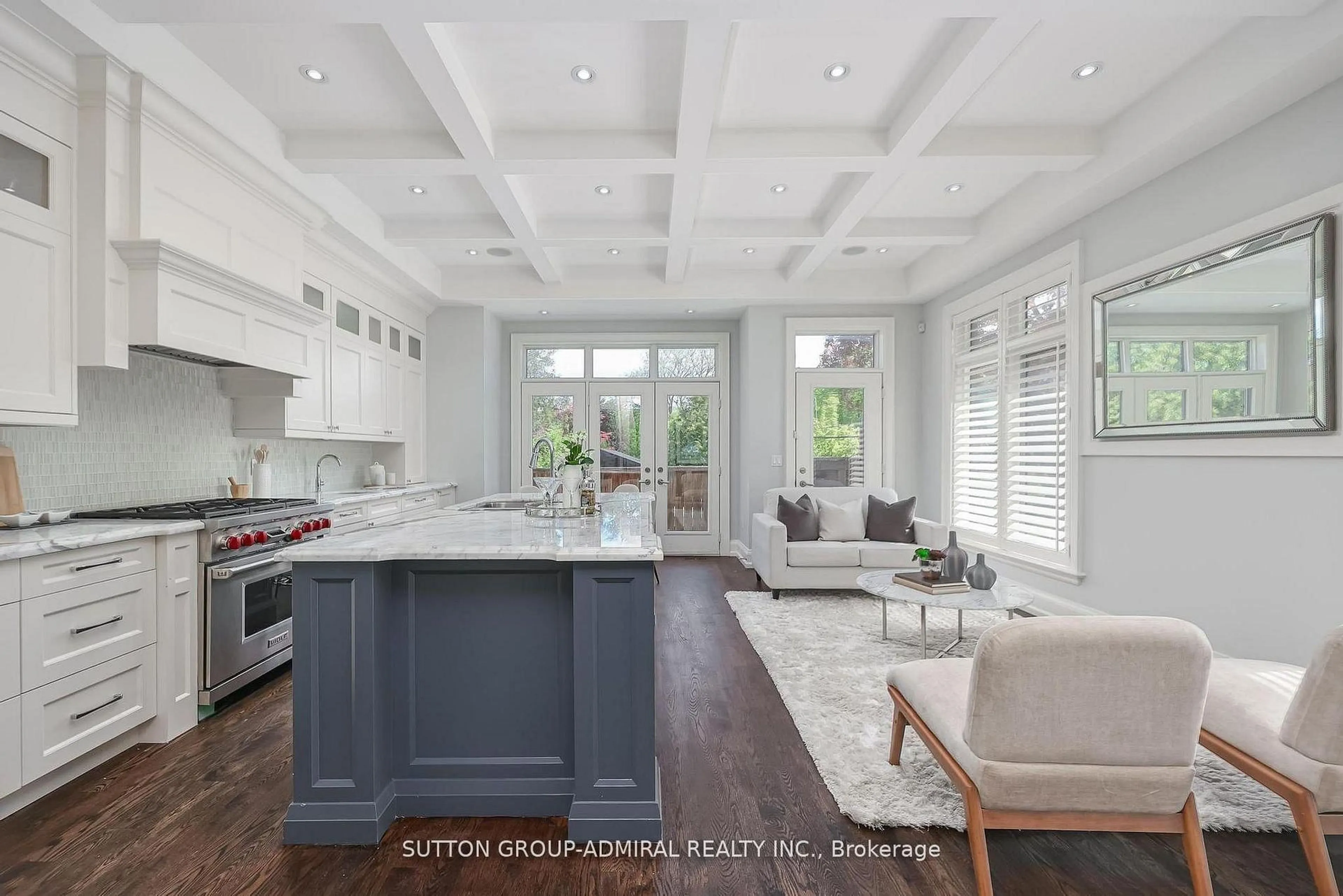Open concept kitchen, ceramic/tile floor for 137 Florence Ave, Toronto Ontario M2N 1G2