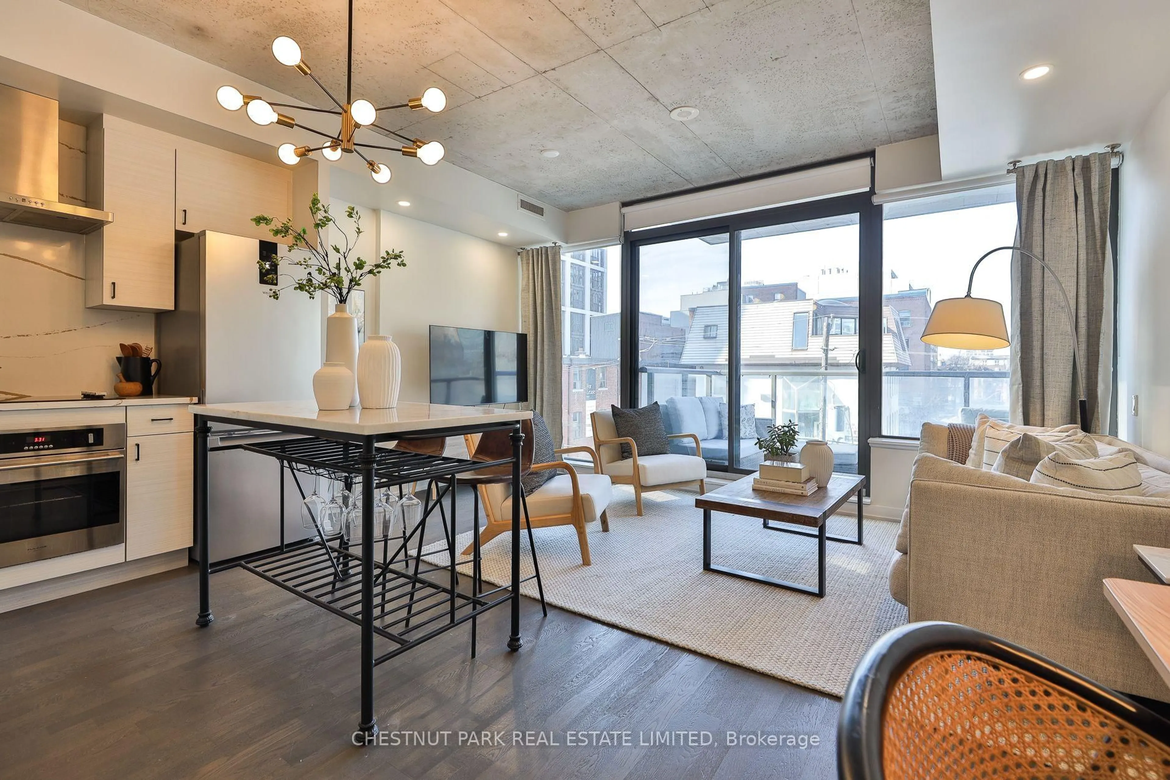 Living room with furniture, unknown for 461 Adelaide St #434, Toronto Ontario M5V 0L6