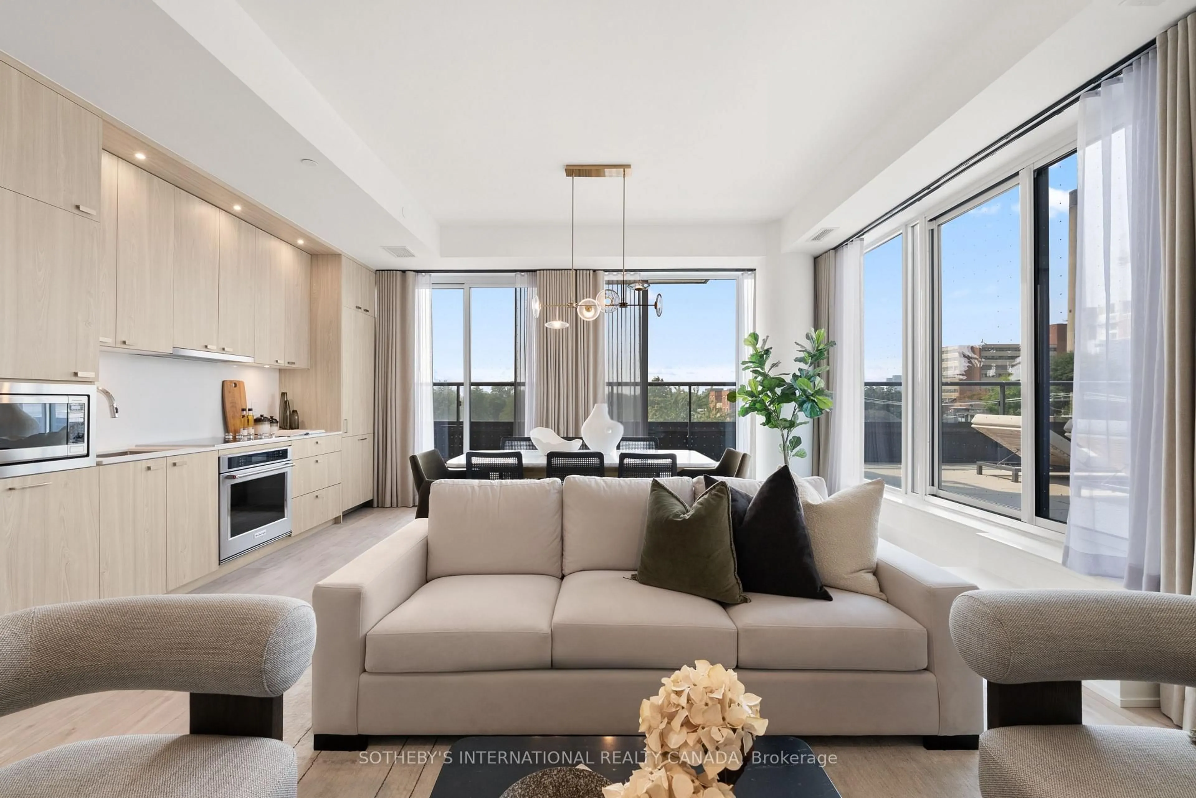 Living room with furniture, unknown for 115 Denison Ave #512, Toronto Ontario M5T 0E6
