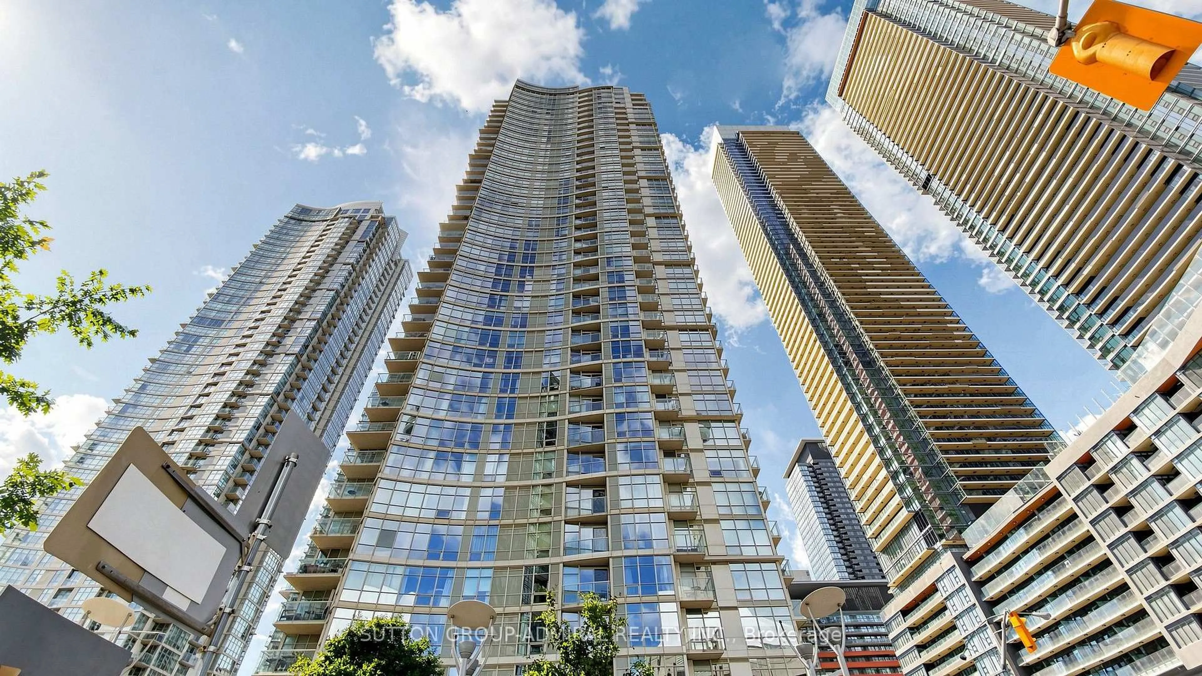 A pic from outside/outdoor area/front of a property/back of a property/a pic from drone, city buildings view from balcony for 10 Navy Wharf Crt #3601, Toronto Ontario M5V 3V2
