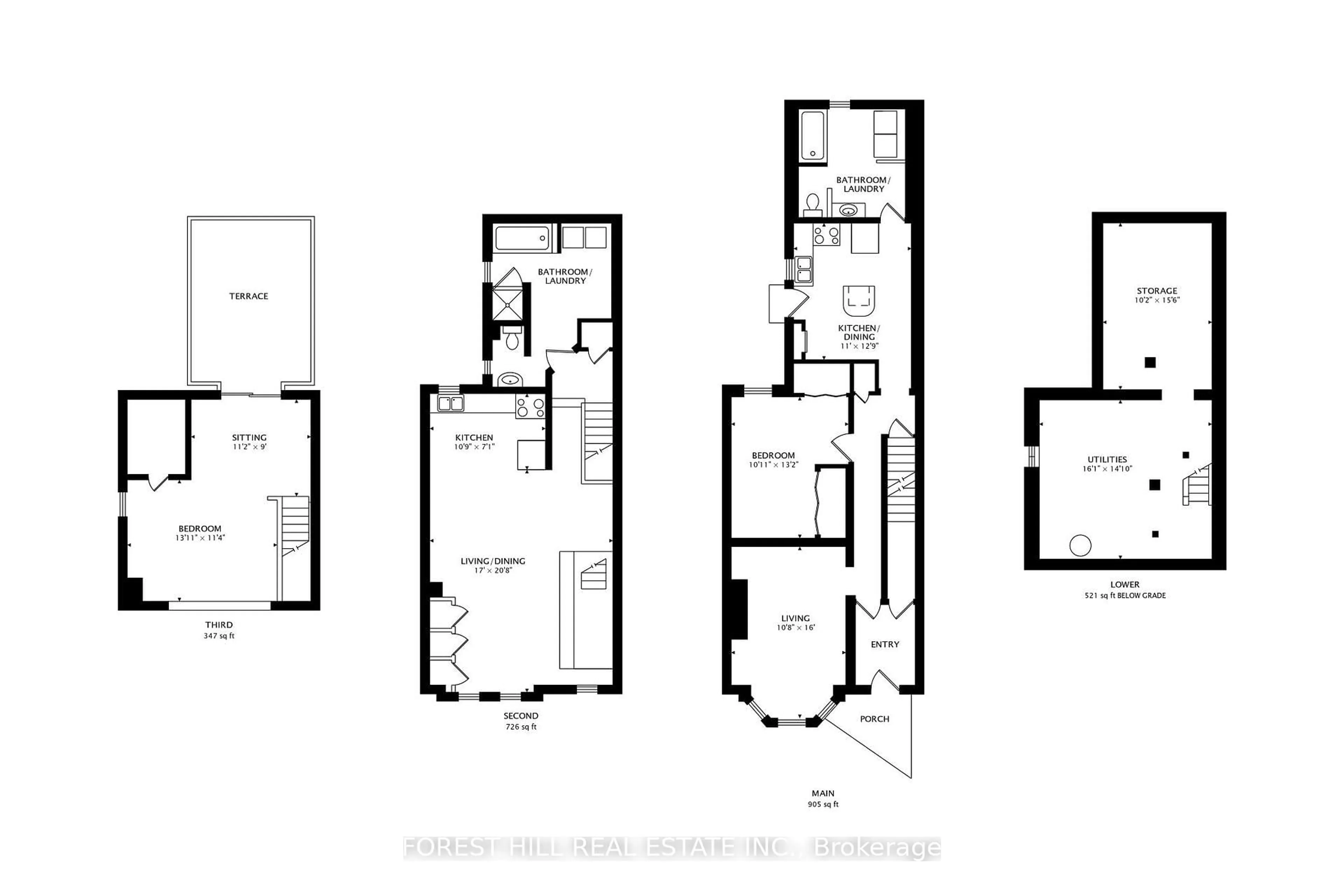 Floor plan for 30 Robert St, Toronto Ontario M5S 2K3