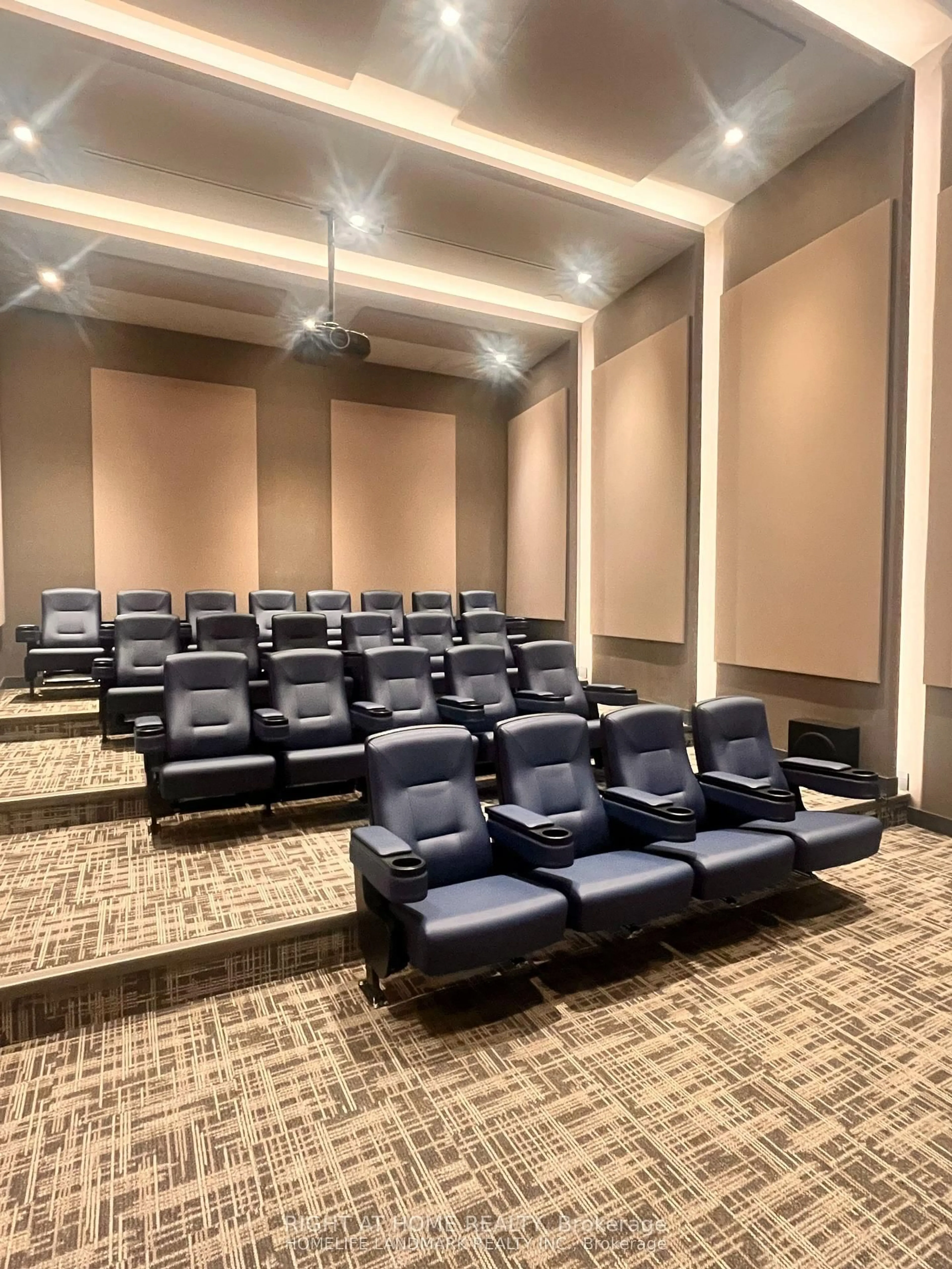 Home theater for 8 Olympic Garden Dr. Dr #2304, Toronto Ontario M2M 0B9