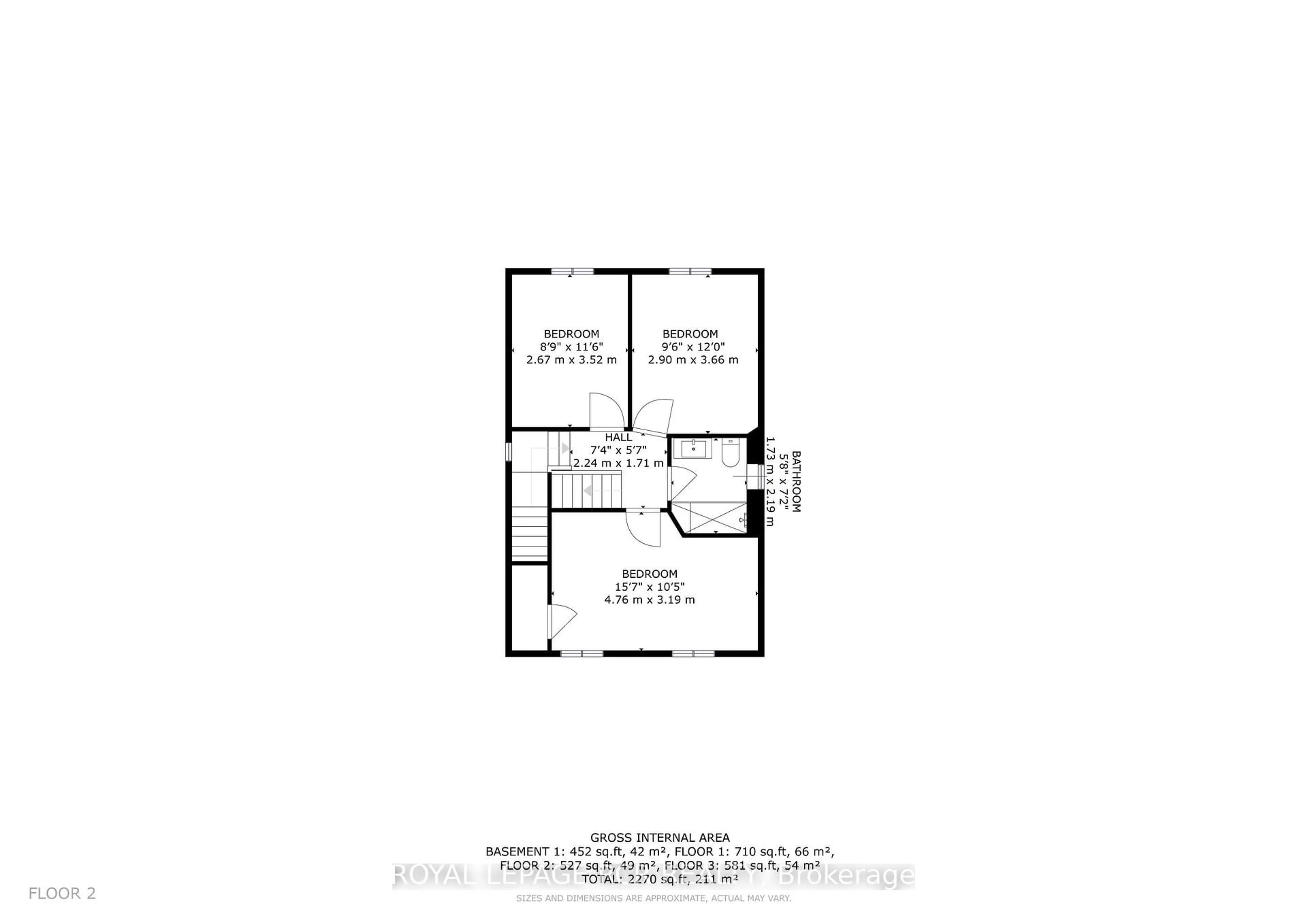 Floor plan for 214 Briar Hill Ave, Toronto Ontario M4R 1J2