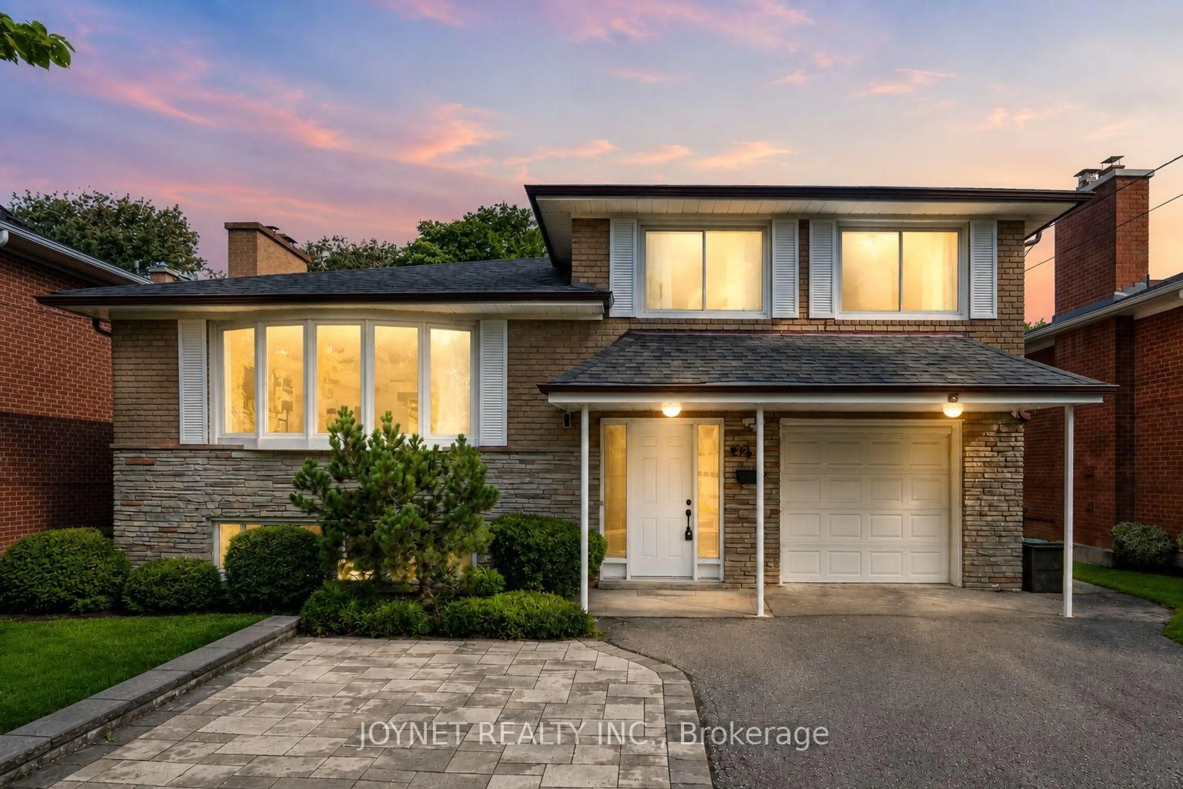 Home with brick exterior material, street for 42 Brucedale Cres, Toronto Ontario M2K 2C7