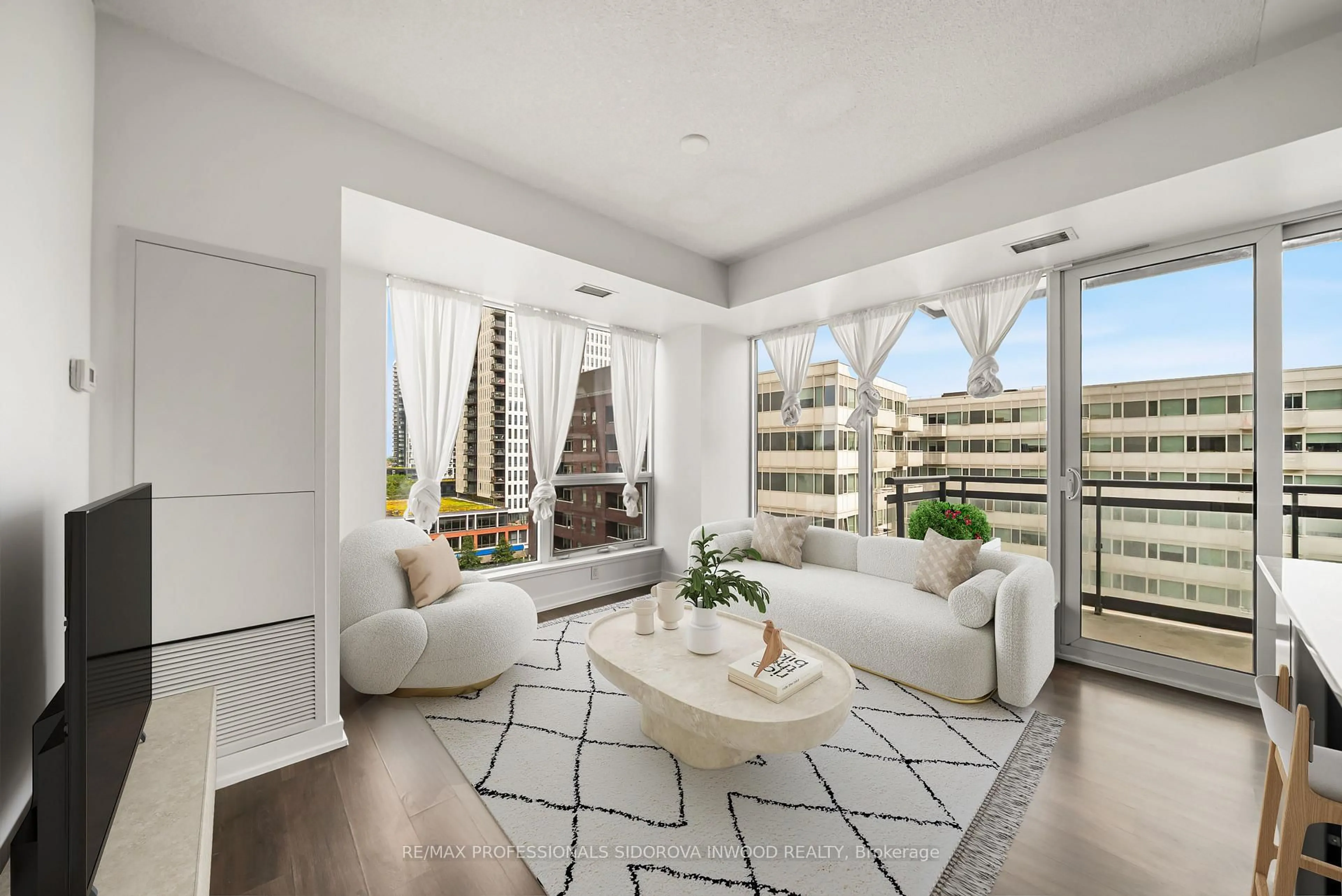Living room with furniture, unknown for 225 Sackville St #703, Toronto Ontario M5A 0B9