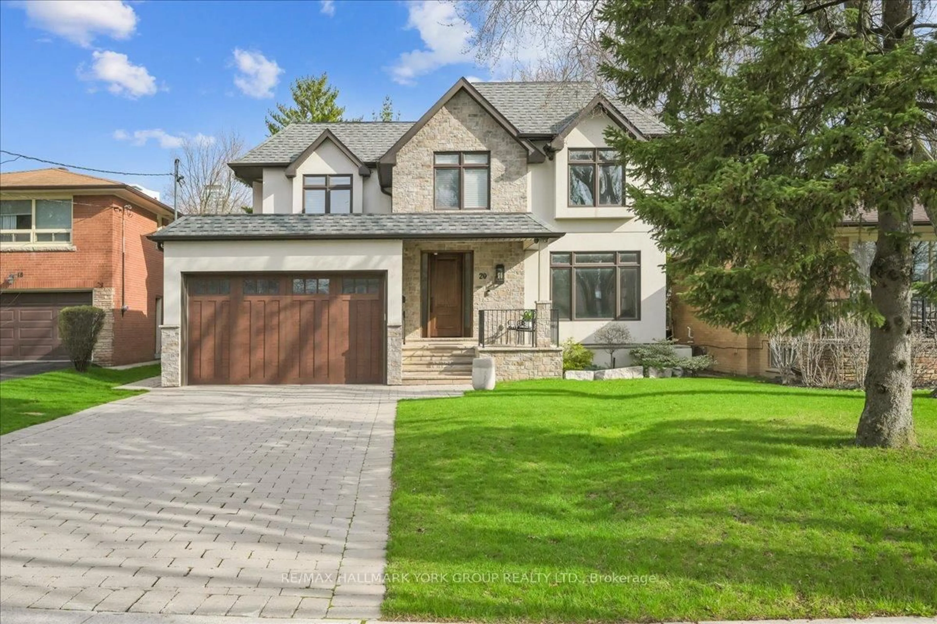 Home with brick exterior material, street for 20 Ealing Dr, Toronto Ontario M2L 2R5