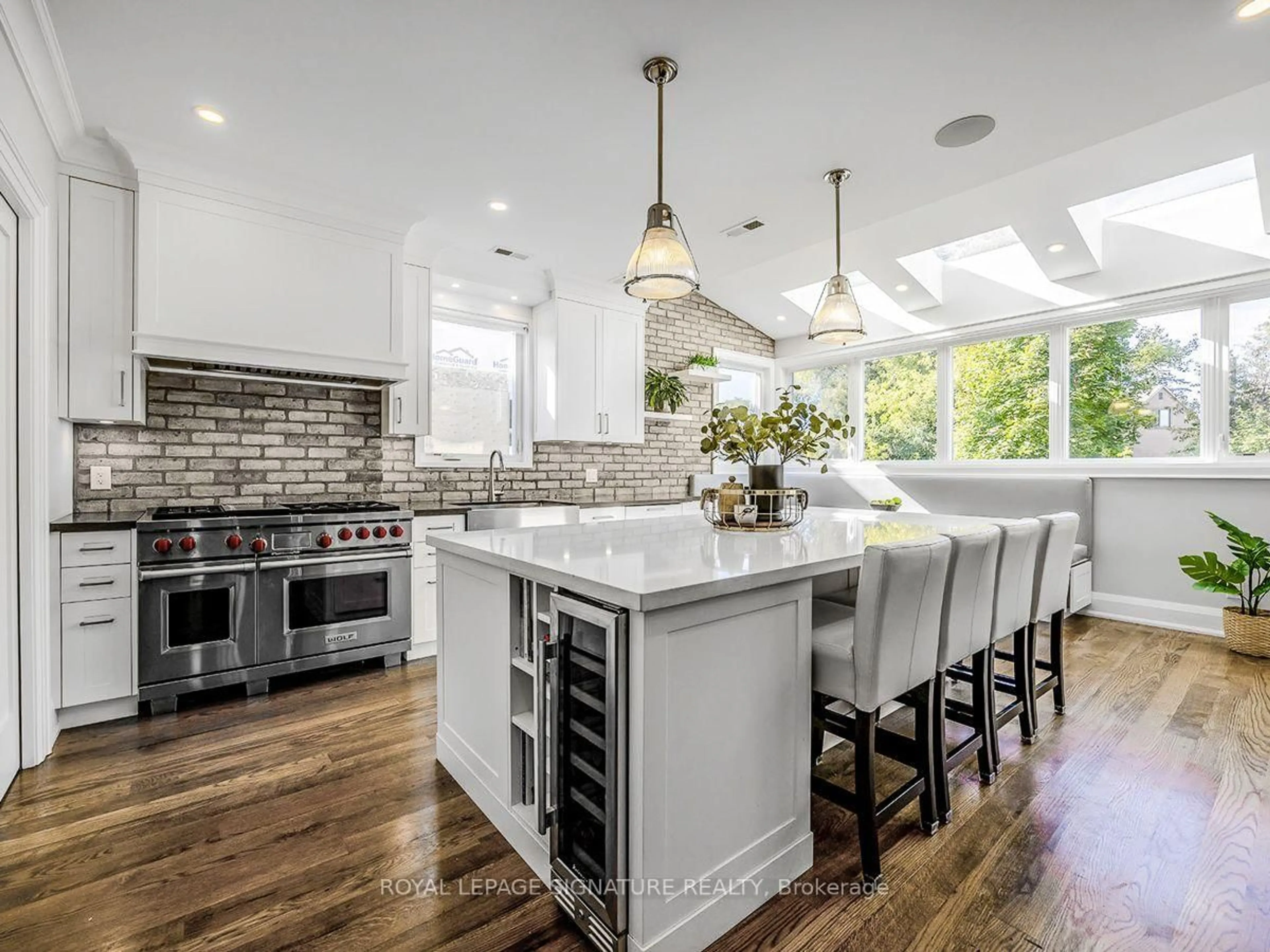 Contemporary kitchen, ceramic/tile floor for 30 Broadleaf Rd, Toronto Ontario M3B 1C2