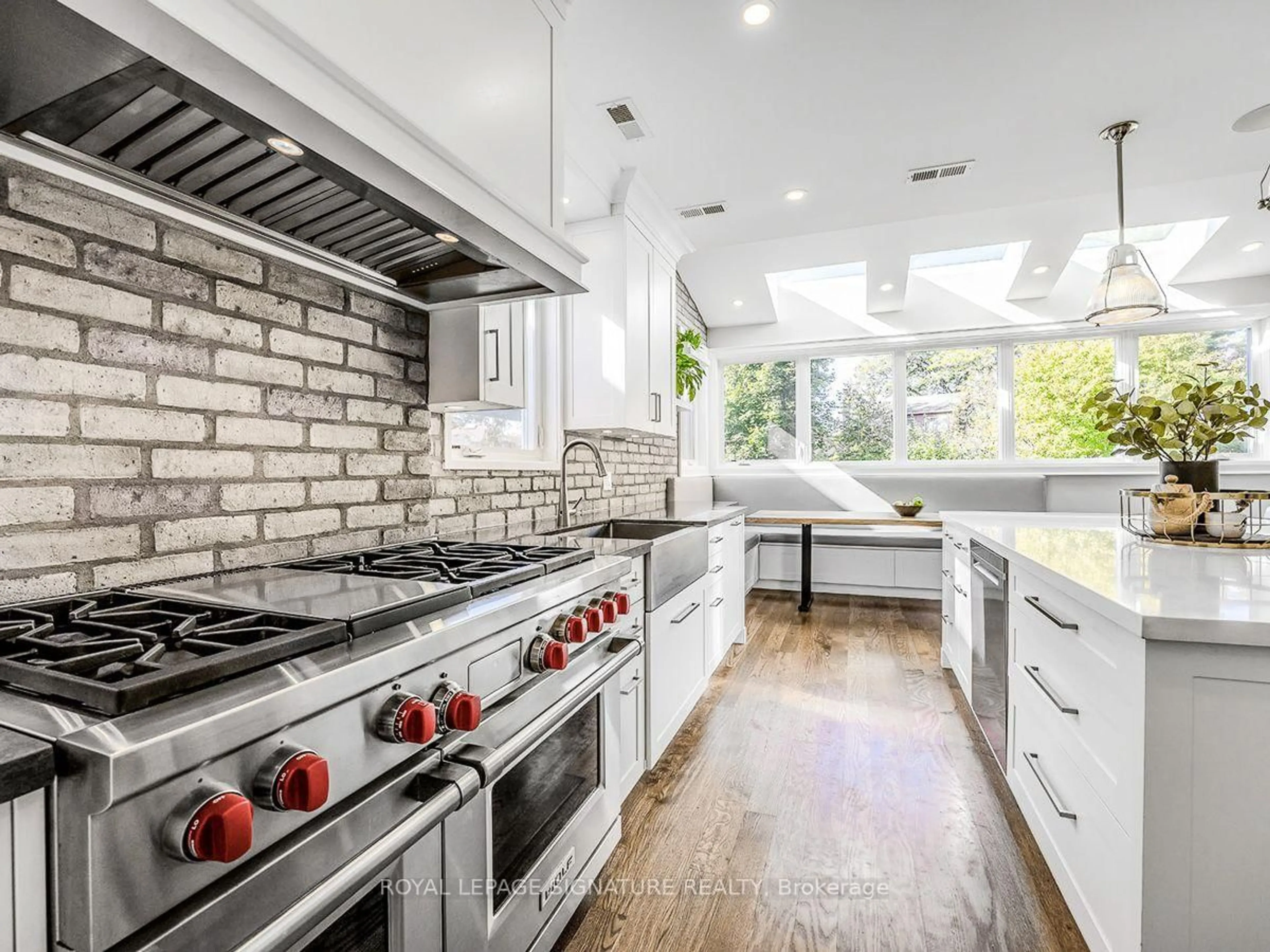 Contemporary kitchen, ceramic/tile floor for 30 Broadleaf Rd, Toronto Ontario M3B 1C2