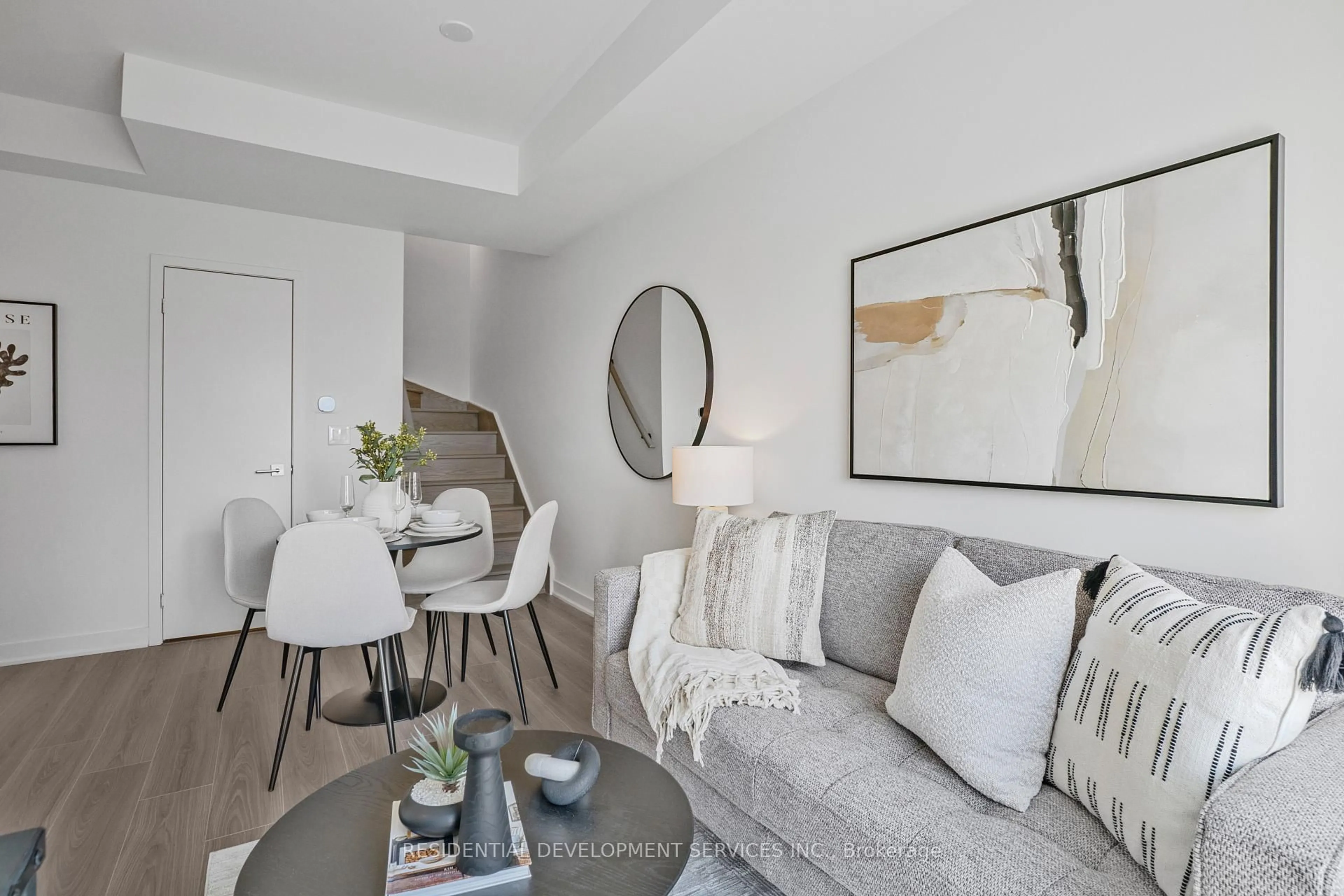 Living room with furniture, unknown for 67 Curlew Dr #156, Toronto Ontario M3A 0B4