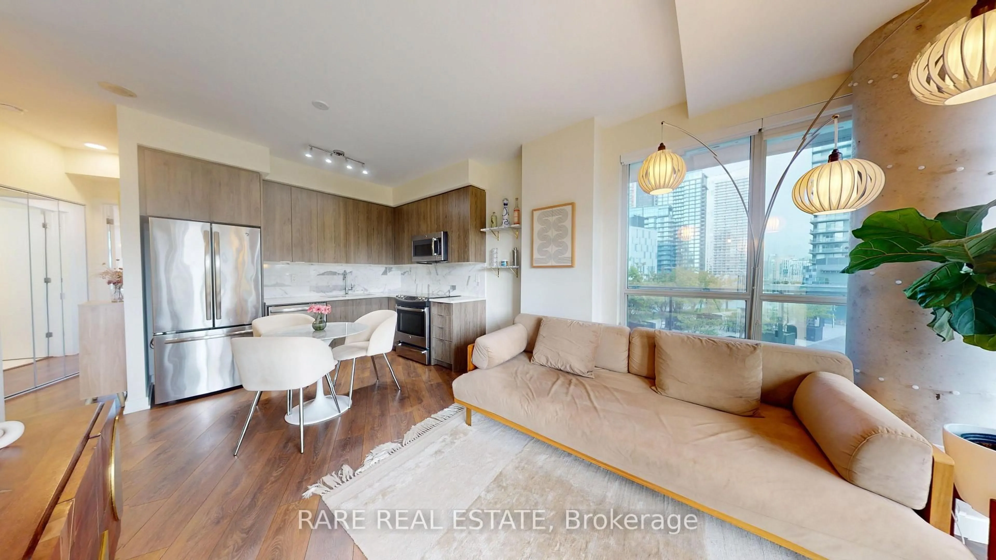 Open concept kitchen, unknown for 50 Bruyeres Mews #905, Toronto Ontario M5V 0A7