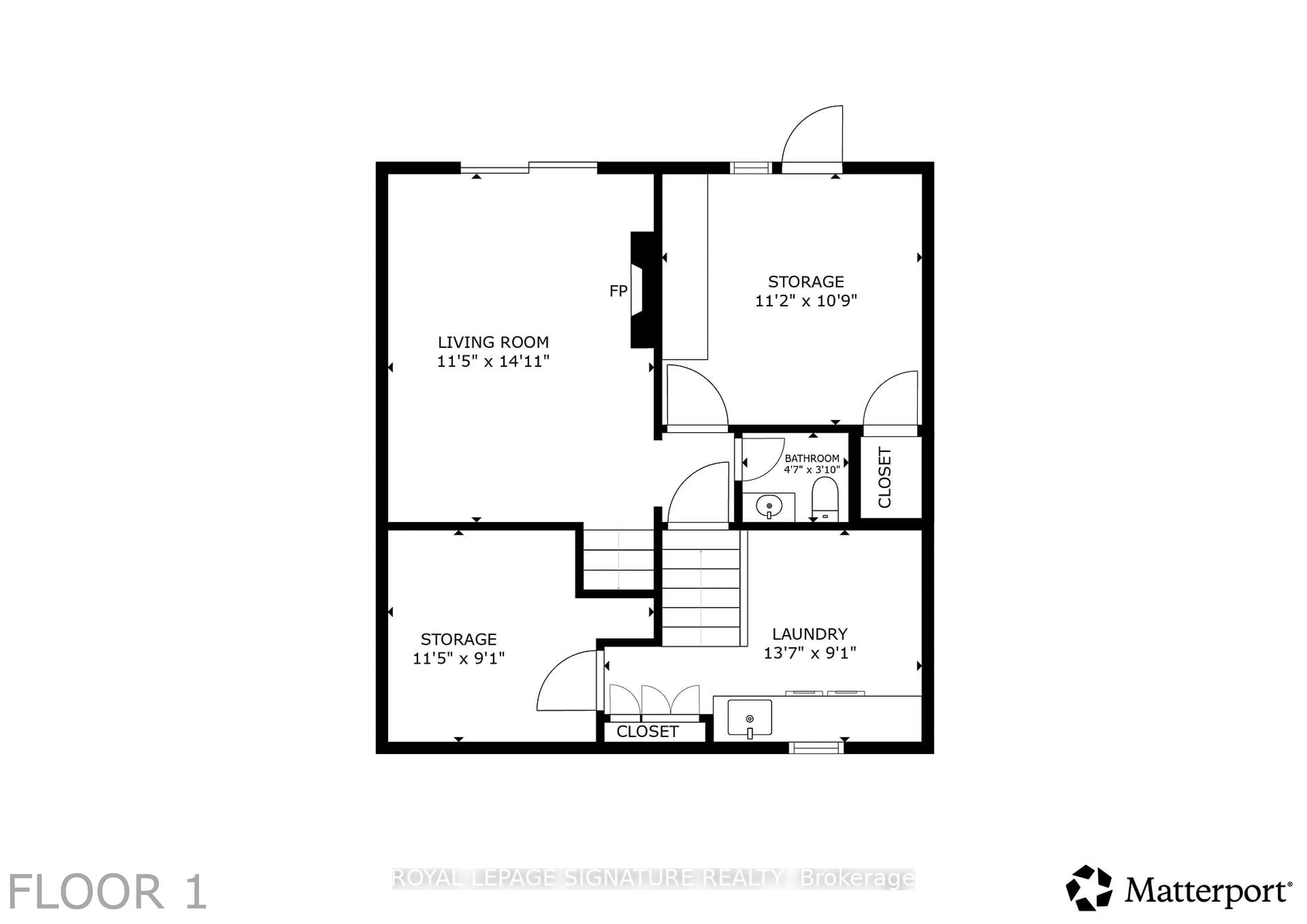 Floor plan for 16 Burdock Lane, Toronto Ontario M3C 2G5