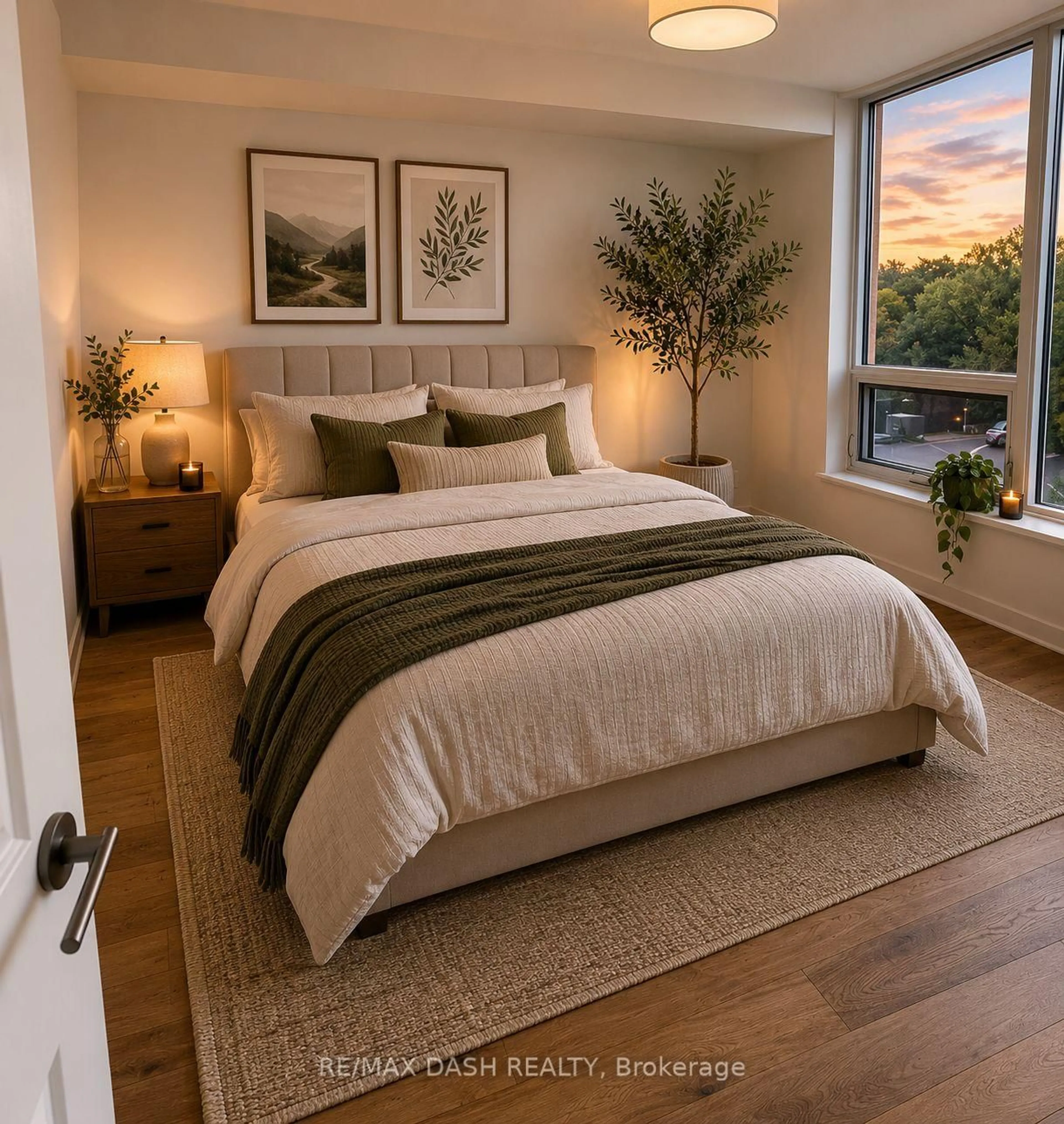 Bedroom with bed, unknown for 151 Avenue Rd #501, Toronto Ontario M5R 2H7