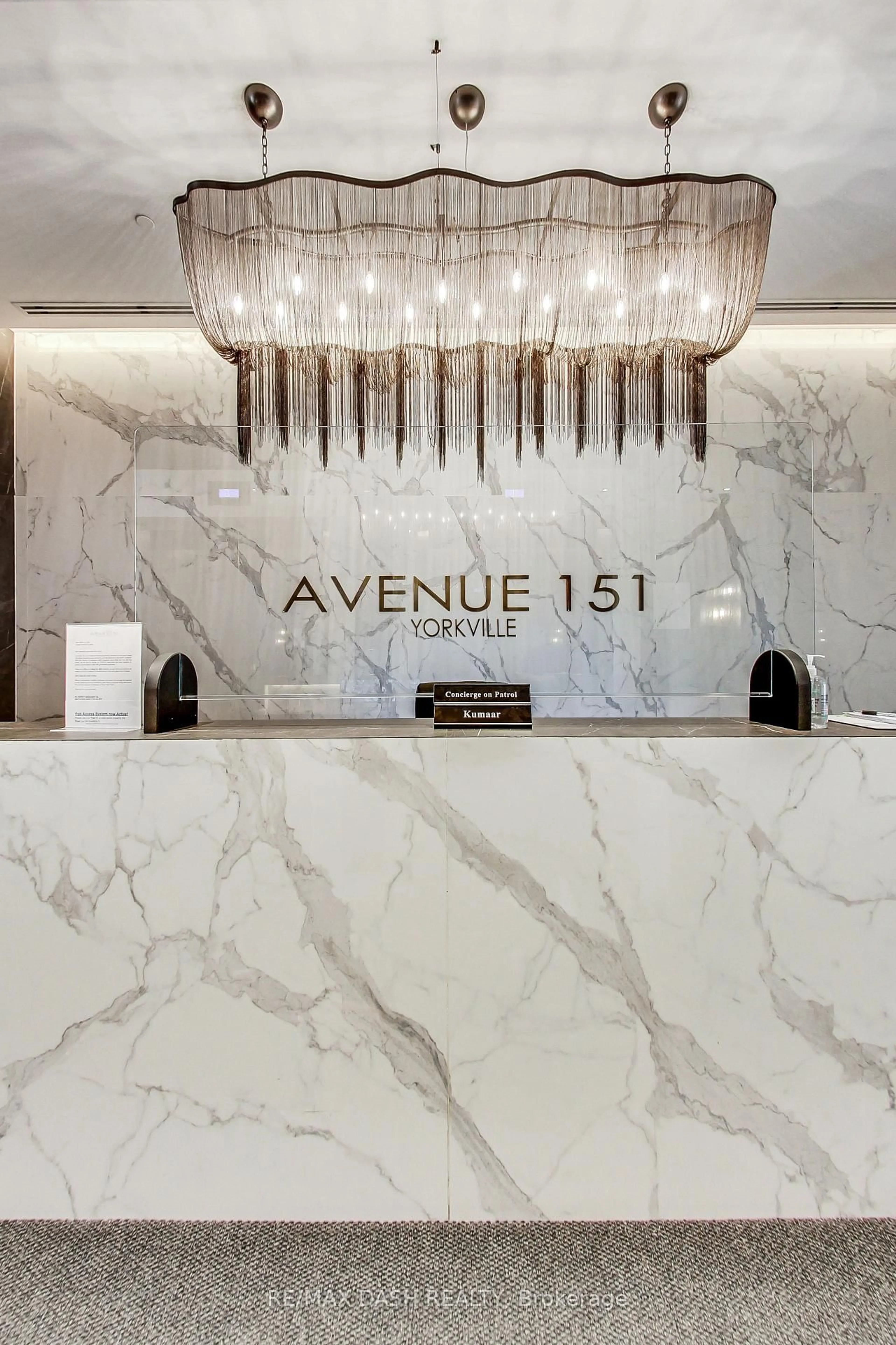 Lobby for 151 Avenue Rd #501, Toronto Ontario M5R 2H7