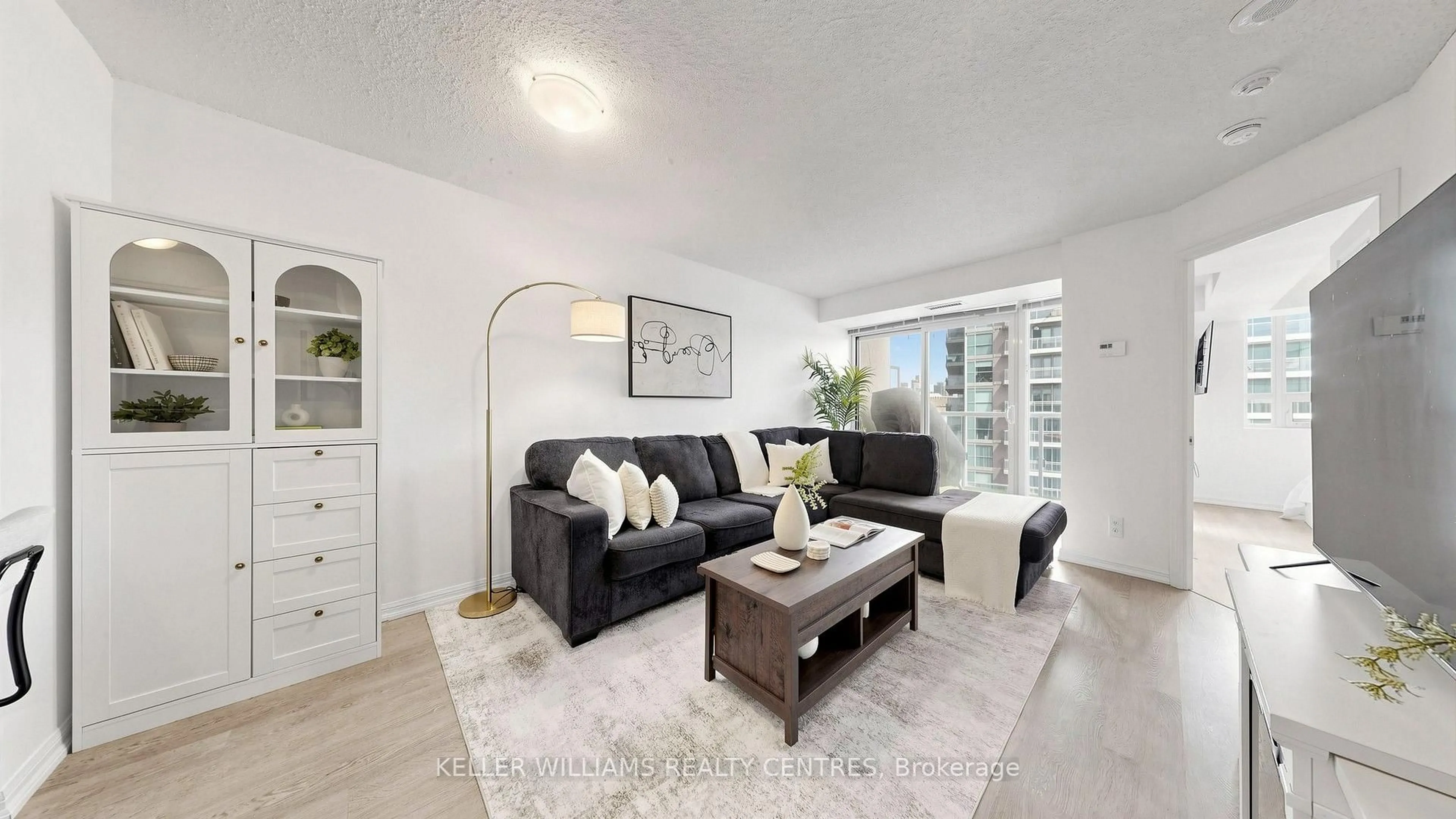 Living room with furniture, unknown for 125 Western Battery Rd #1006, Toronto Ontario M6K 3R8