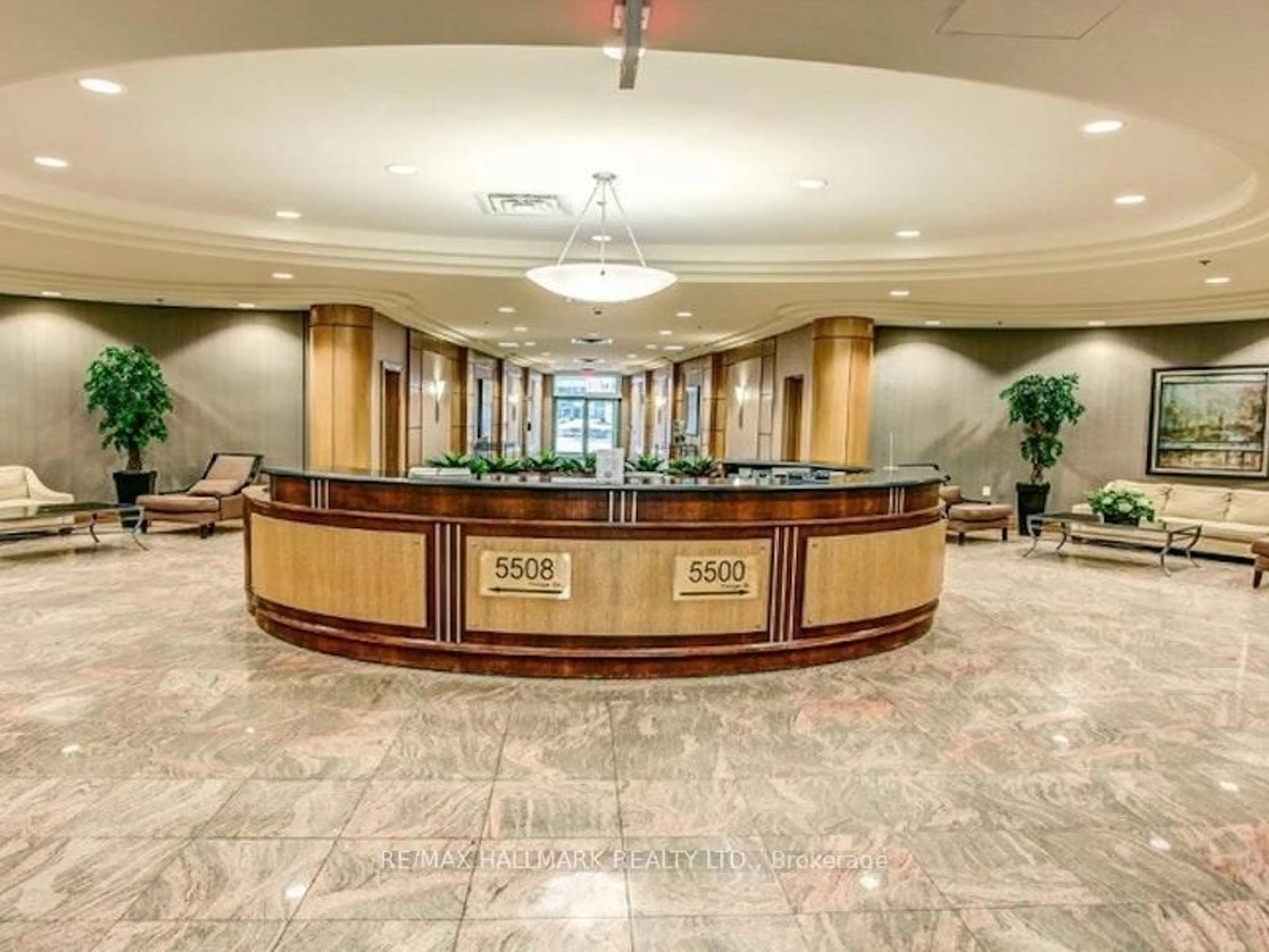 Lobby for 5508 Yonge St #501, Toronto Ontario M2N 7L2