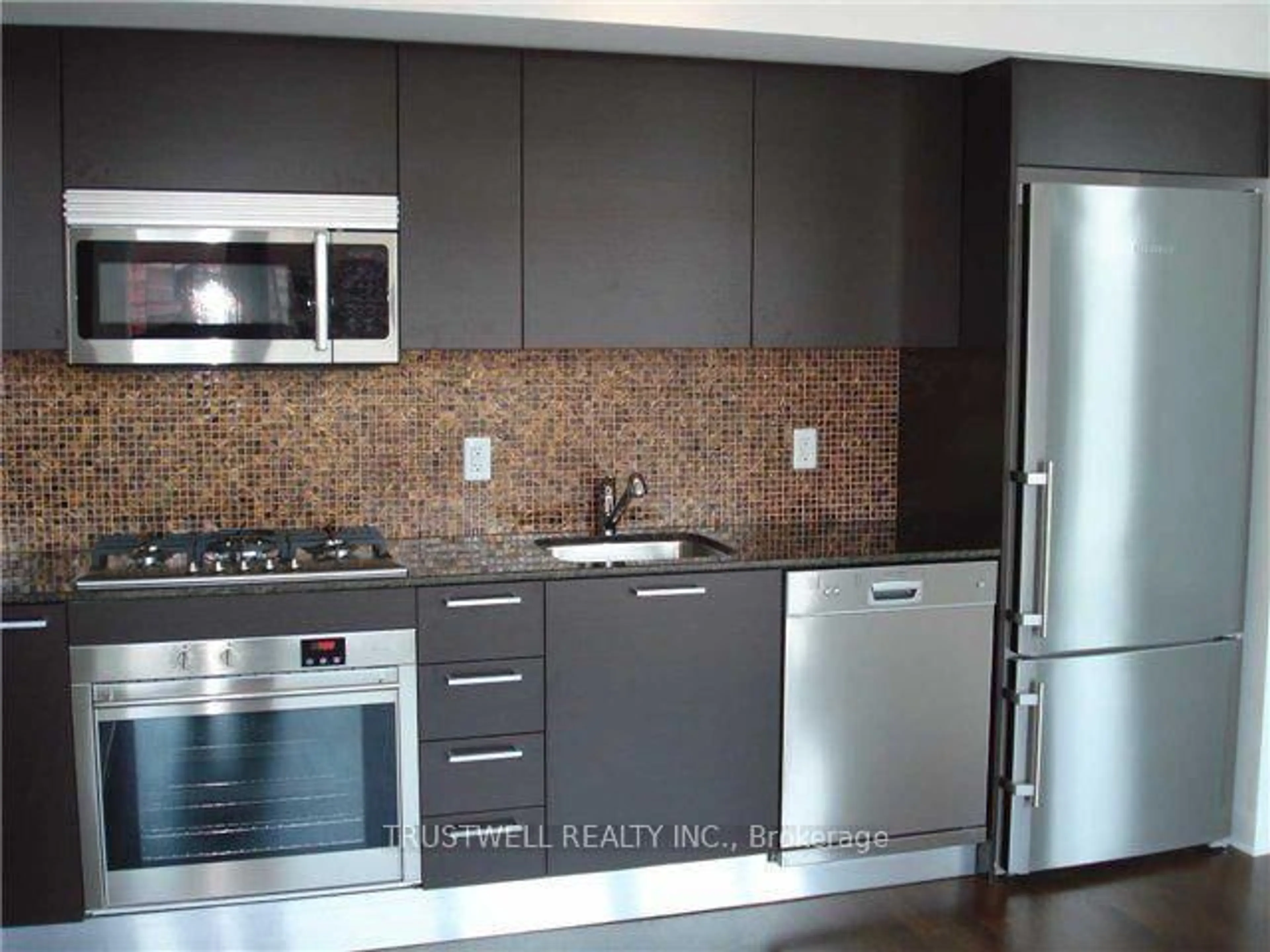 Standard kitchen, unknown for 375 King St #1510, Toronto Ontario M5V 1K5