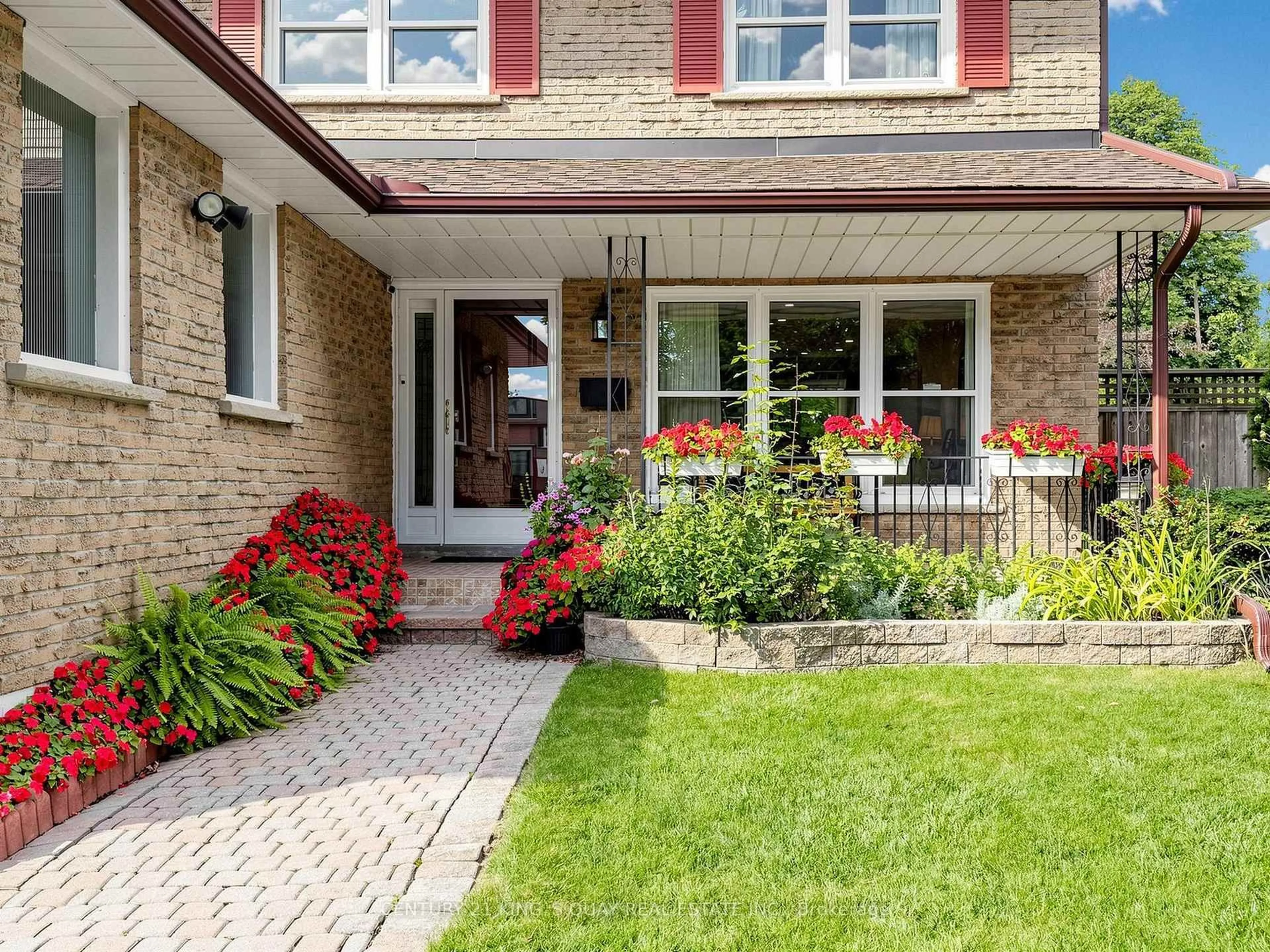 Home with brick exterior material, street for 22 Mistflower Rd, Toronto Ontario M2H 3G6
