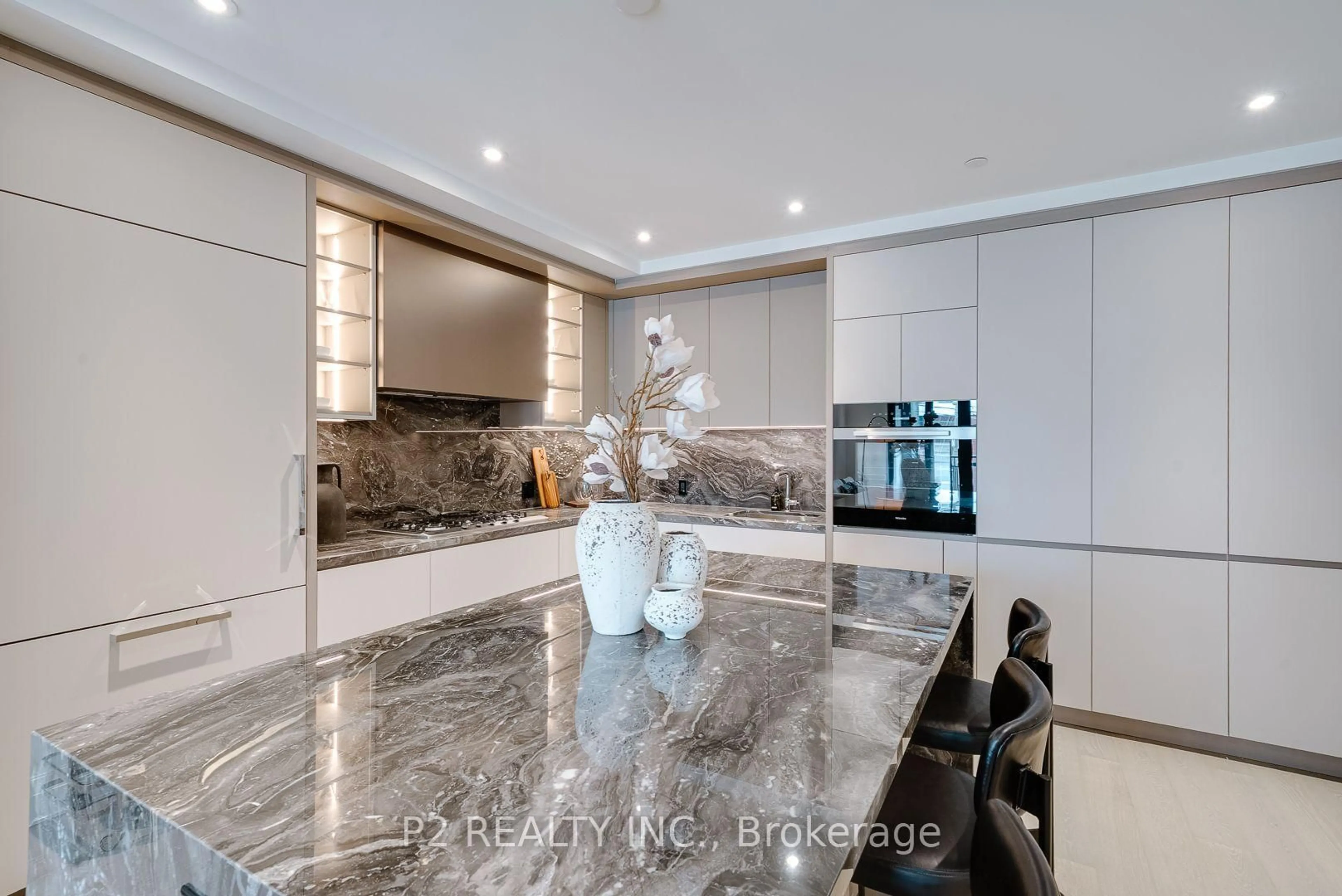 Contemporary kitchen, ceramic/tile floor for 2 Forest Hill #208, Toronto Ontario M4V 2L3