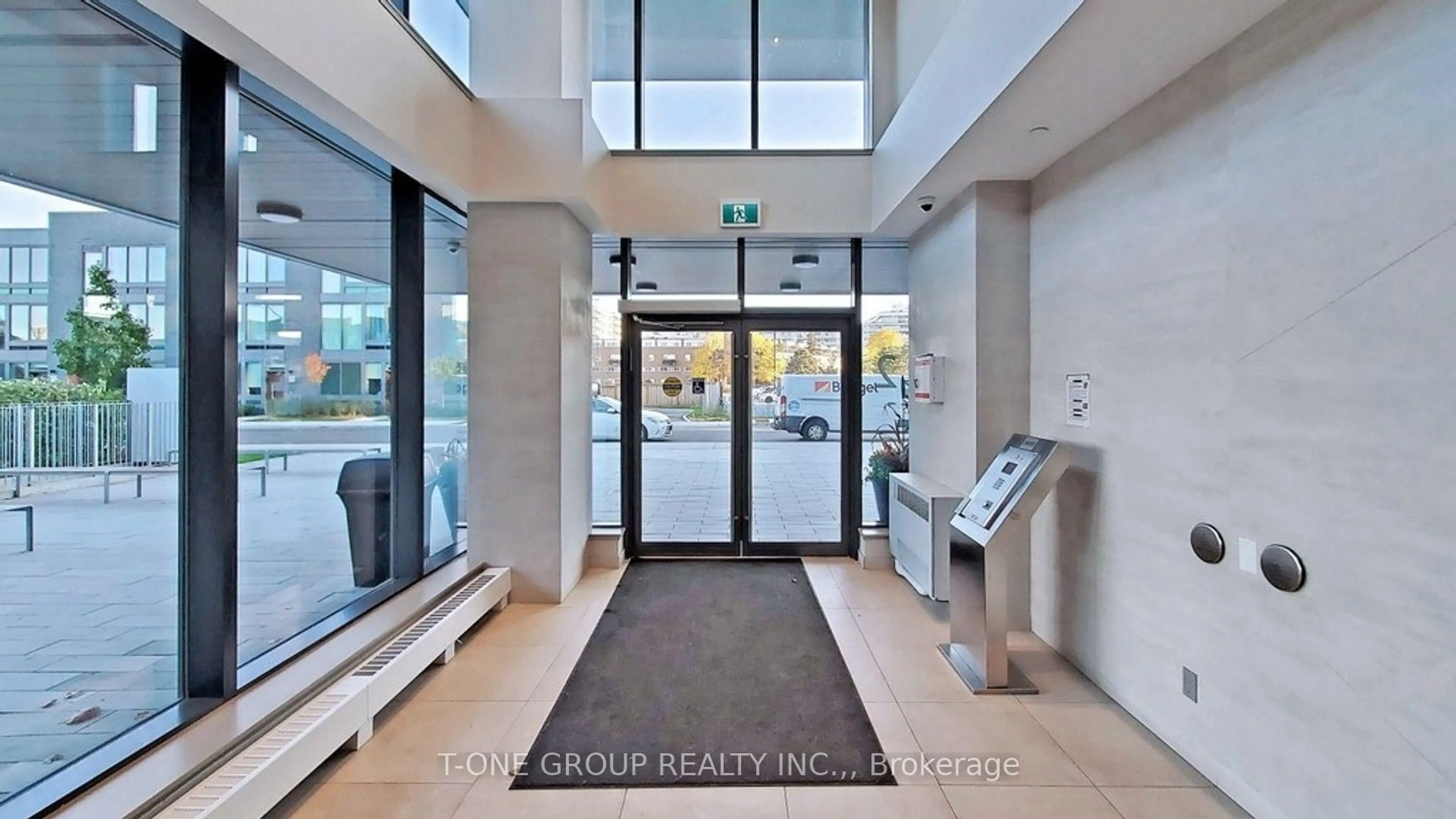 Indoor foyer for 2 Sonic Way #210, Toronto Ontario M3C 0P1