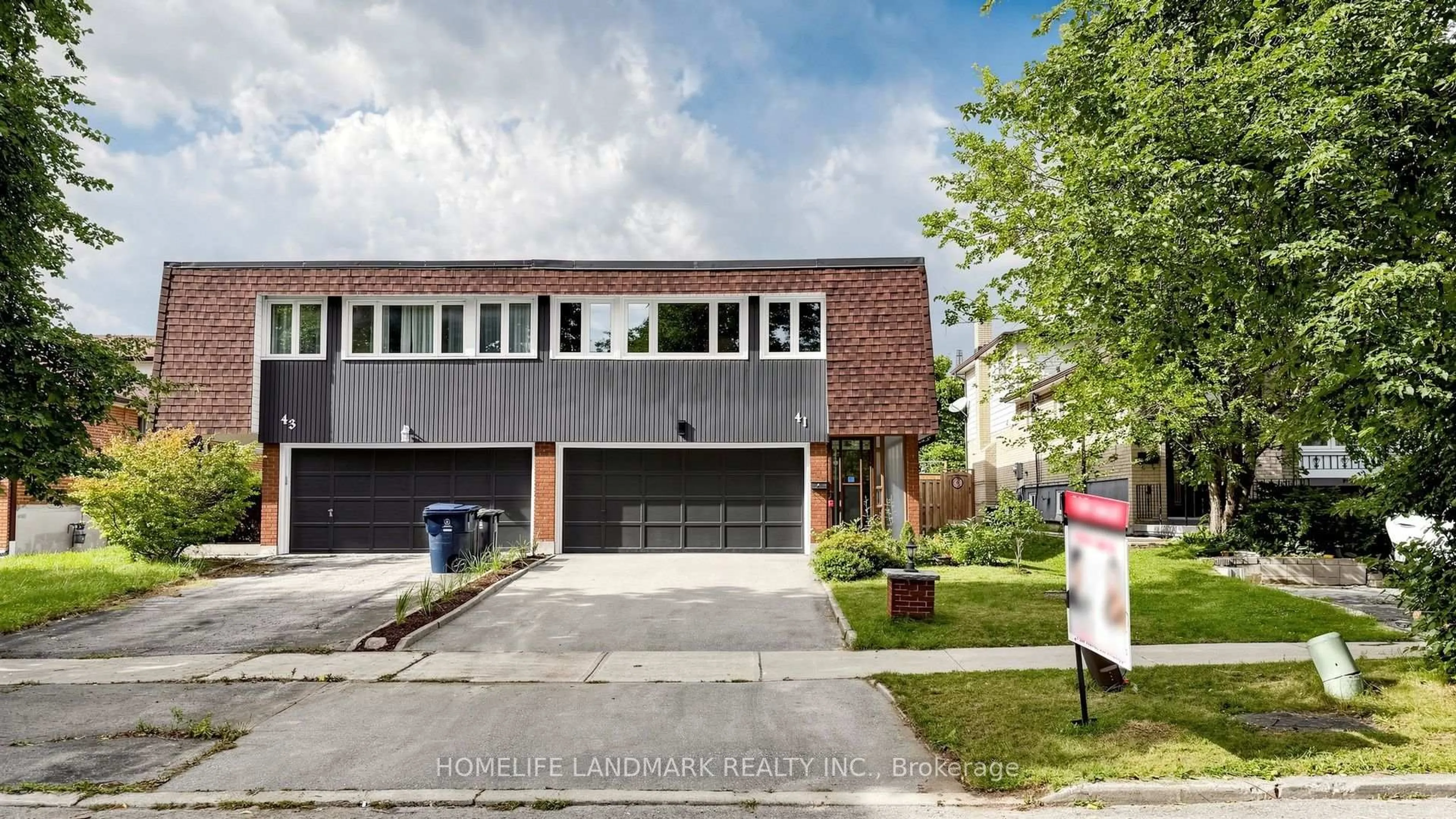 Home with brick exterior material, street for 41 Angus Dr, Toronto Ontario M2J 2W9
