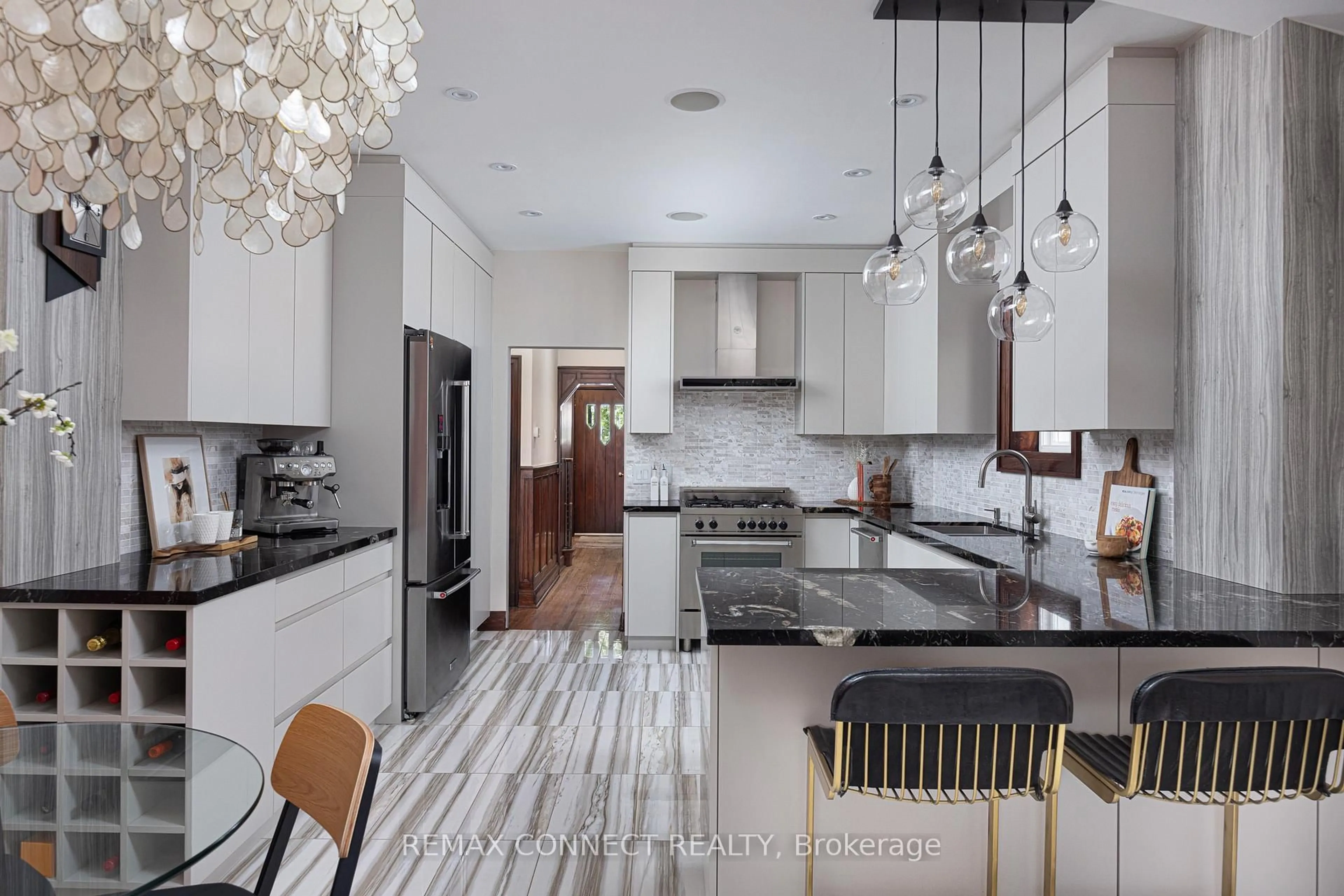 Contemporary kitchen, ceramic/tile floor for 29 Denison Ave, Toronto Ontario M5T 2M6