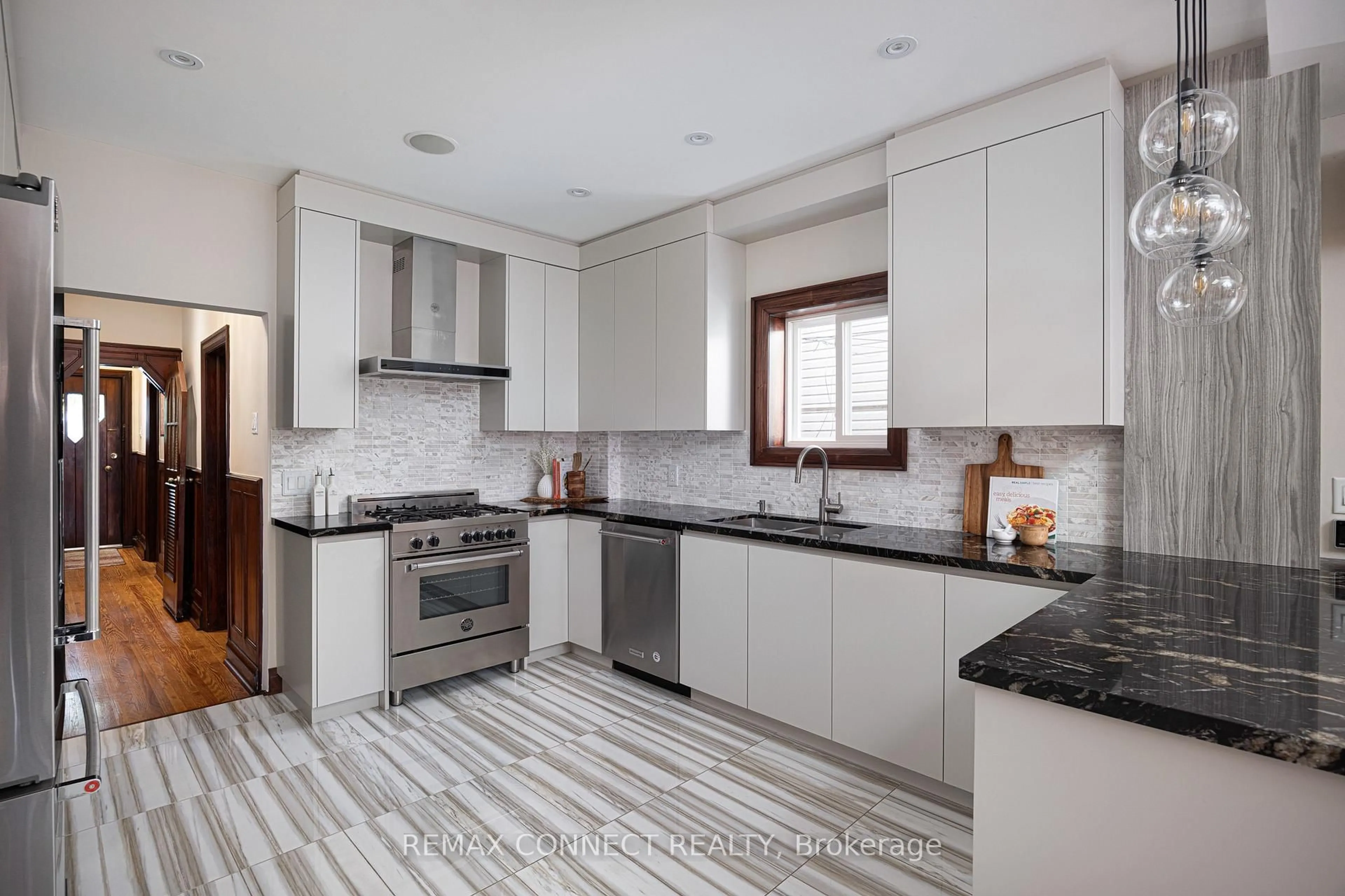 Contemporary kitchen, ceramic/tile floor for 29 Denison Ave, Toronto Ontario M5T 2M6