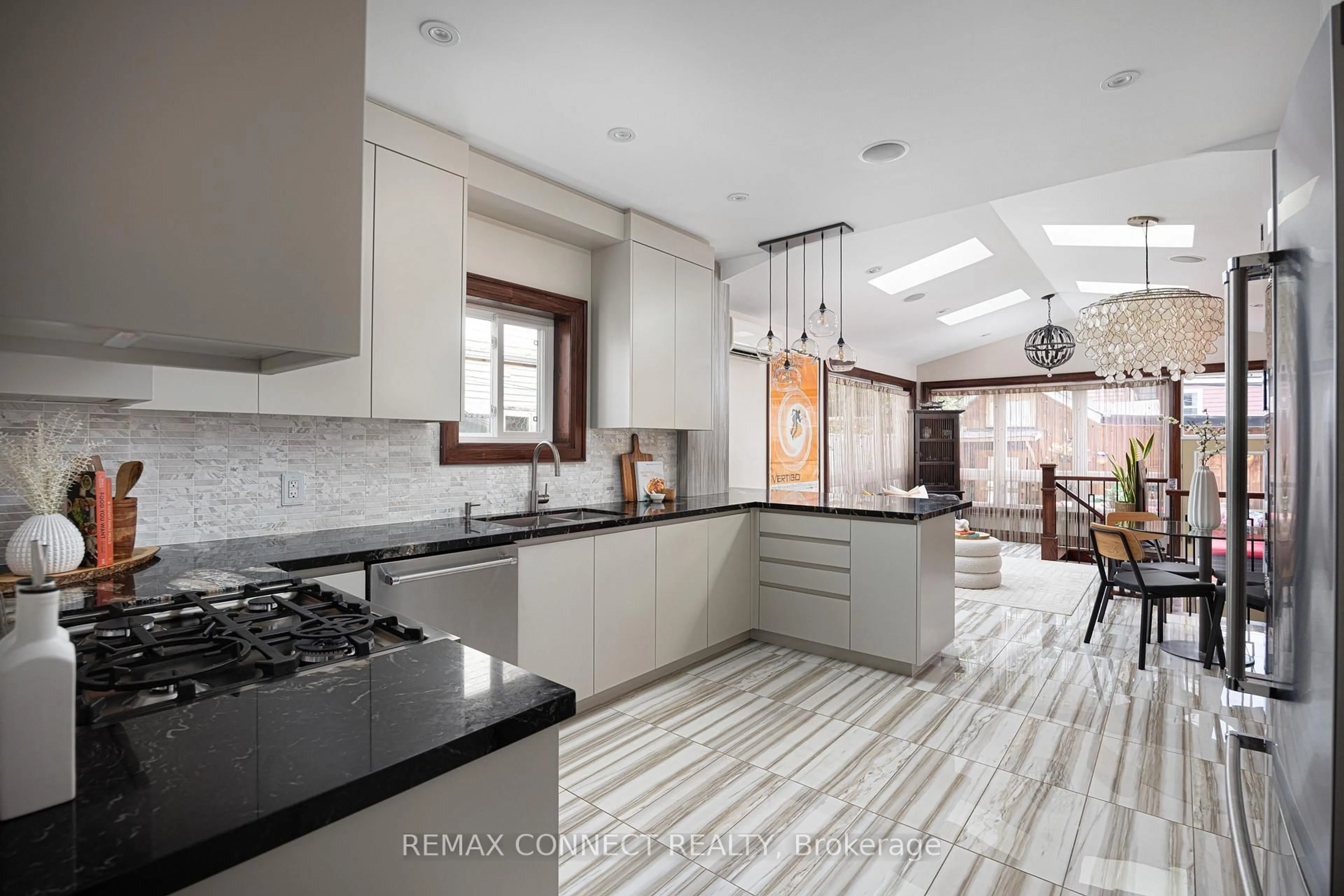 Contemporary kitchen, ceramic/tile floor for 29 Denison Ave, Toronto Ontario M5T 2M6