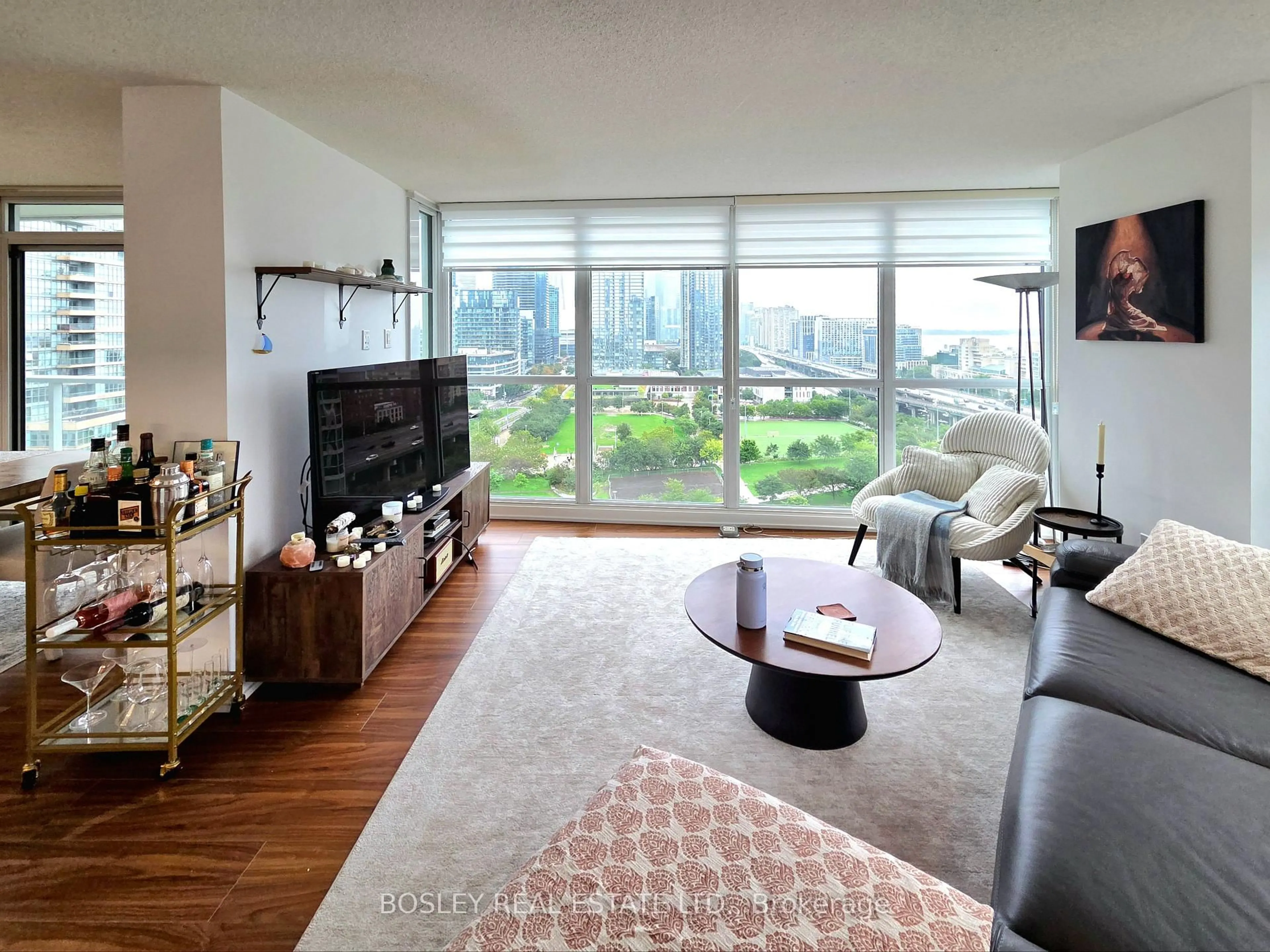 Living room with furniture, unknown for 85 Queens Wharf Rd #1901, Toronto Ontario M5V 0J9