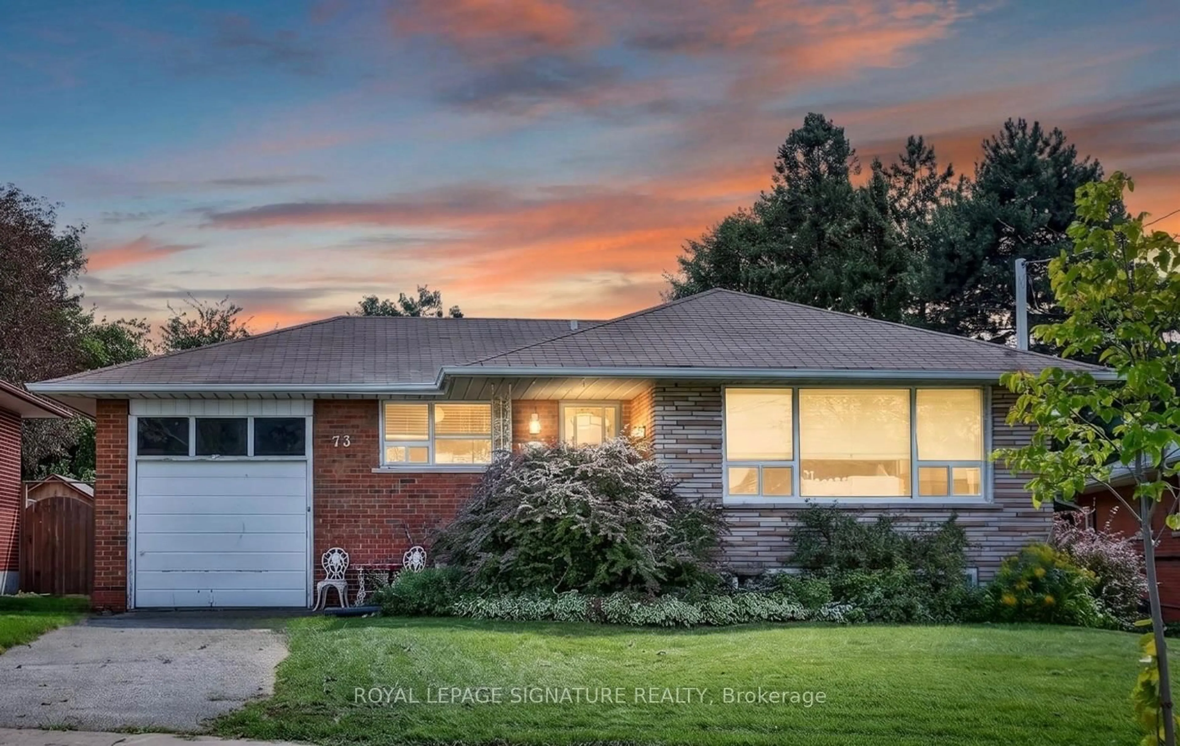 Home with brick exterior material, street for 73 Castlegrove Blvd, Toronto Ontario M3A 1L3
