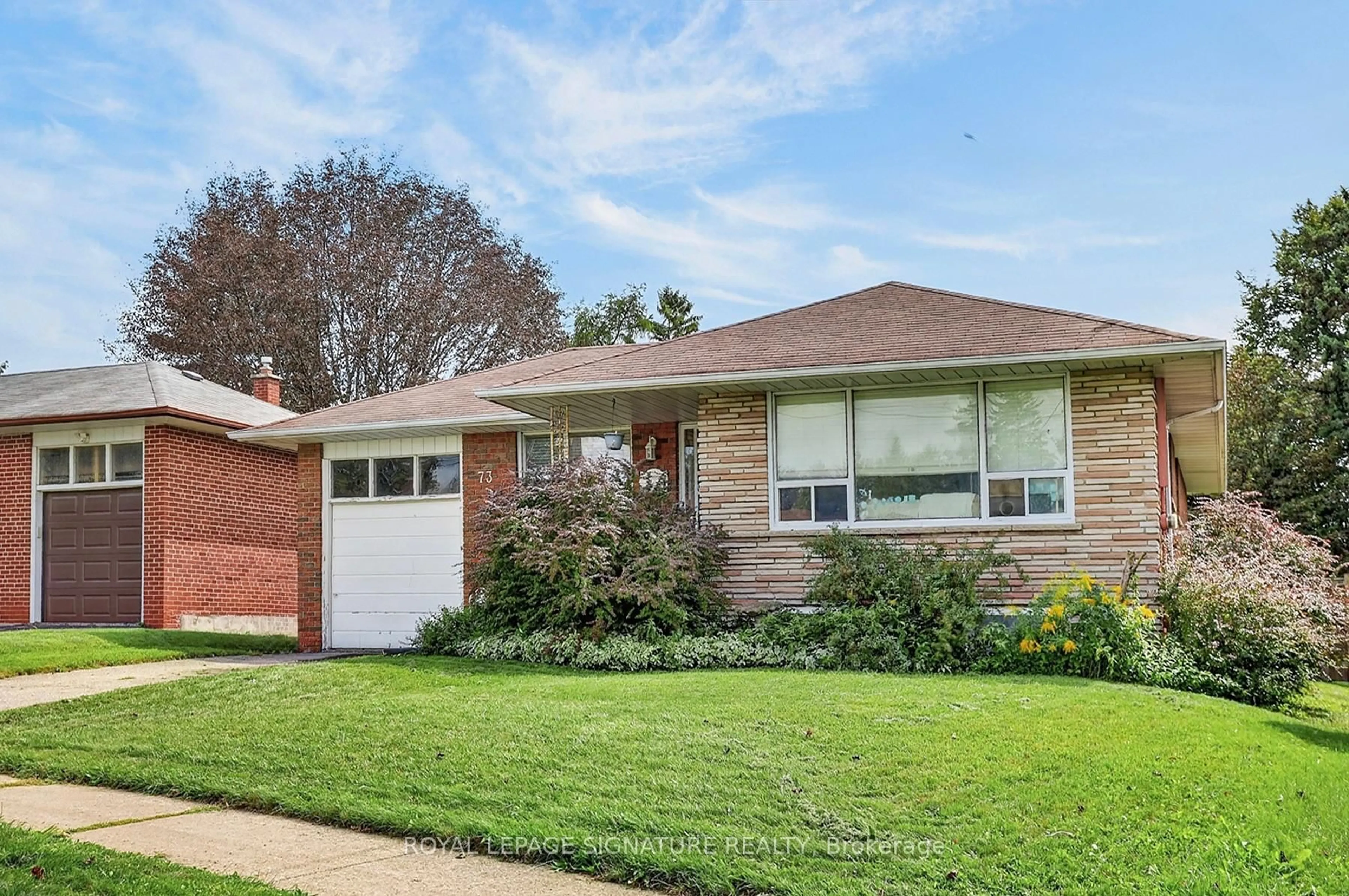 Home with brick exterior material, street for 73 Castlegrove Blvd, Toronto Ontario M3A 1L3