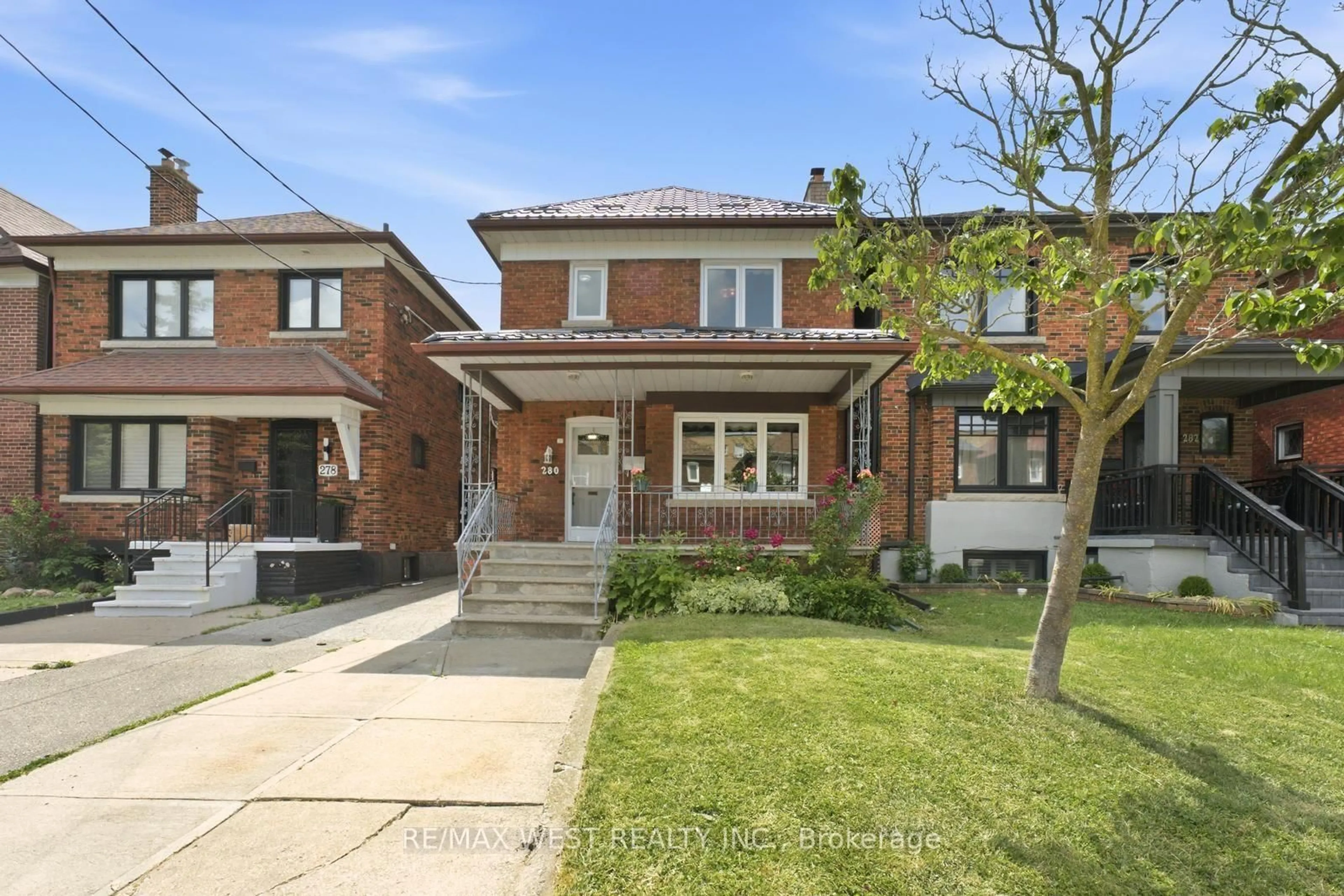 Home with brick exterior material, street for 280 Westmount Ave, Toronto Ontario M6E 3N1