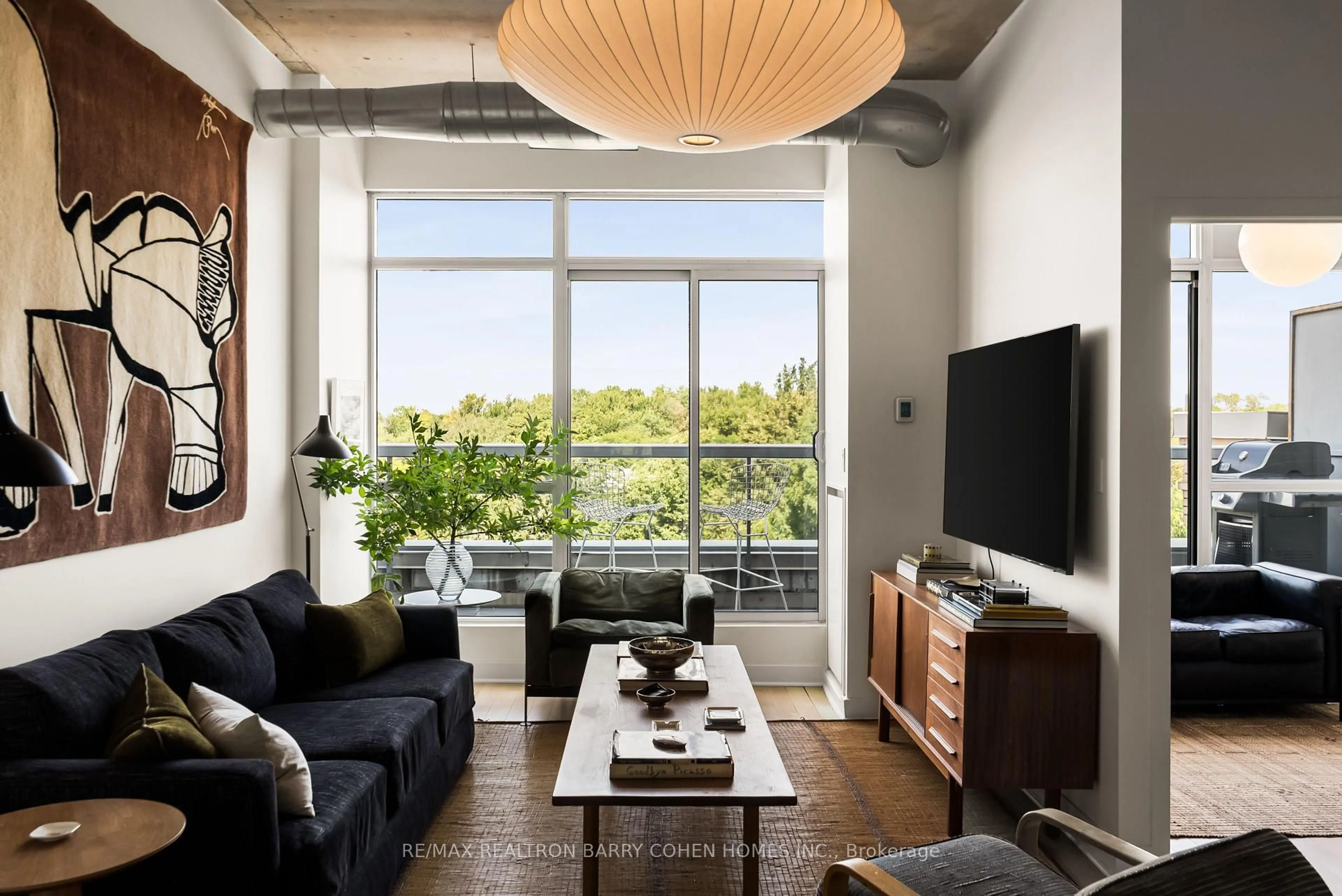 Living room with furniture, unknown for 955 Queen St #PH12, Toronto Ontario M6J 1G9