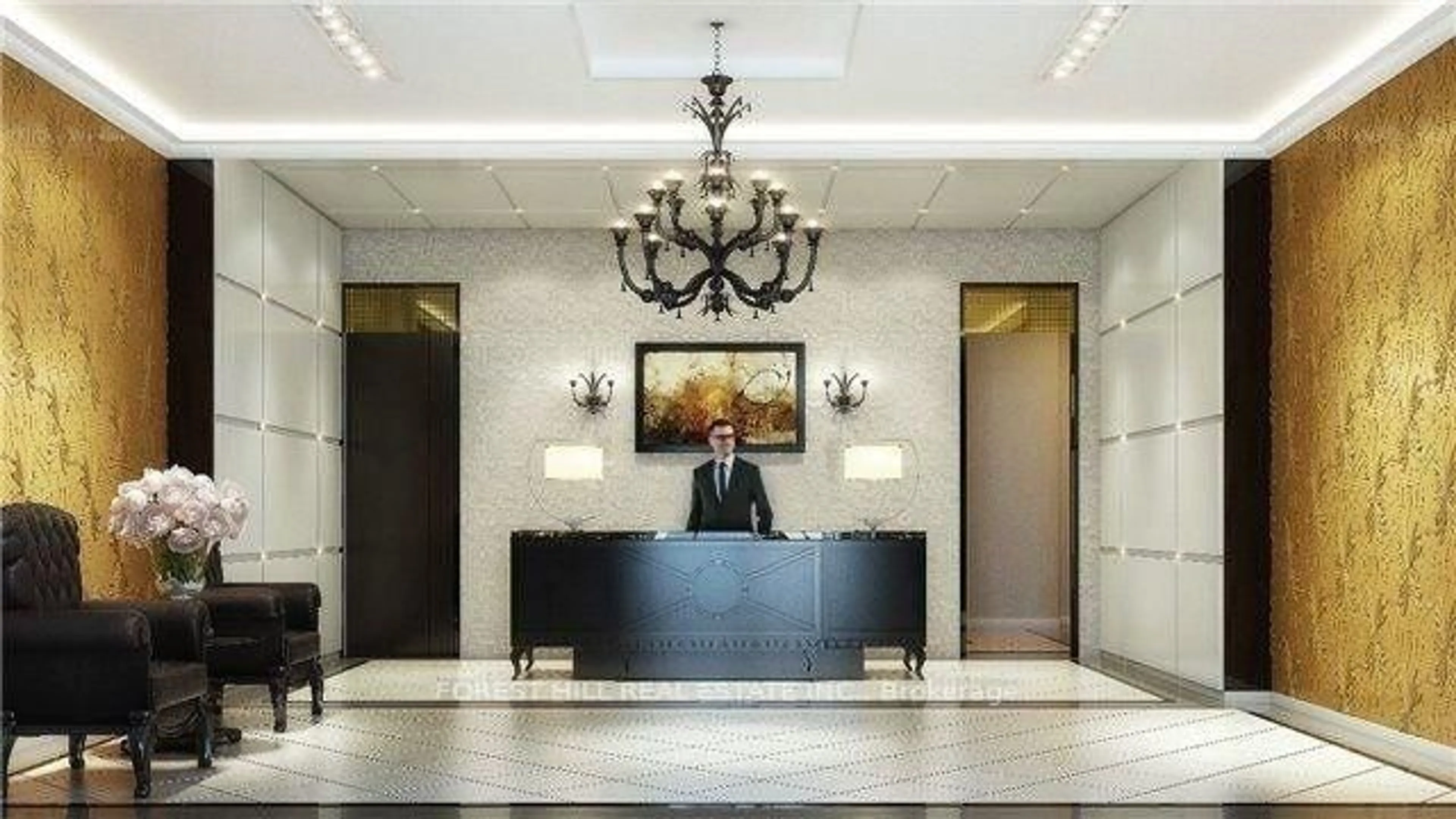 Lobby for 1486 Bathurst St #1303, Toronto Ontario M5P 3G9
