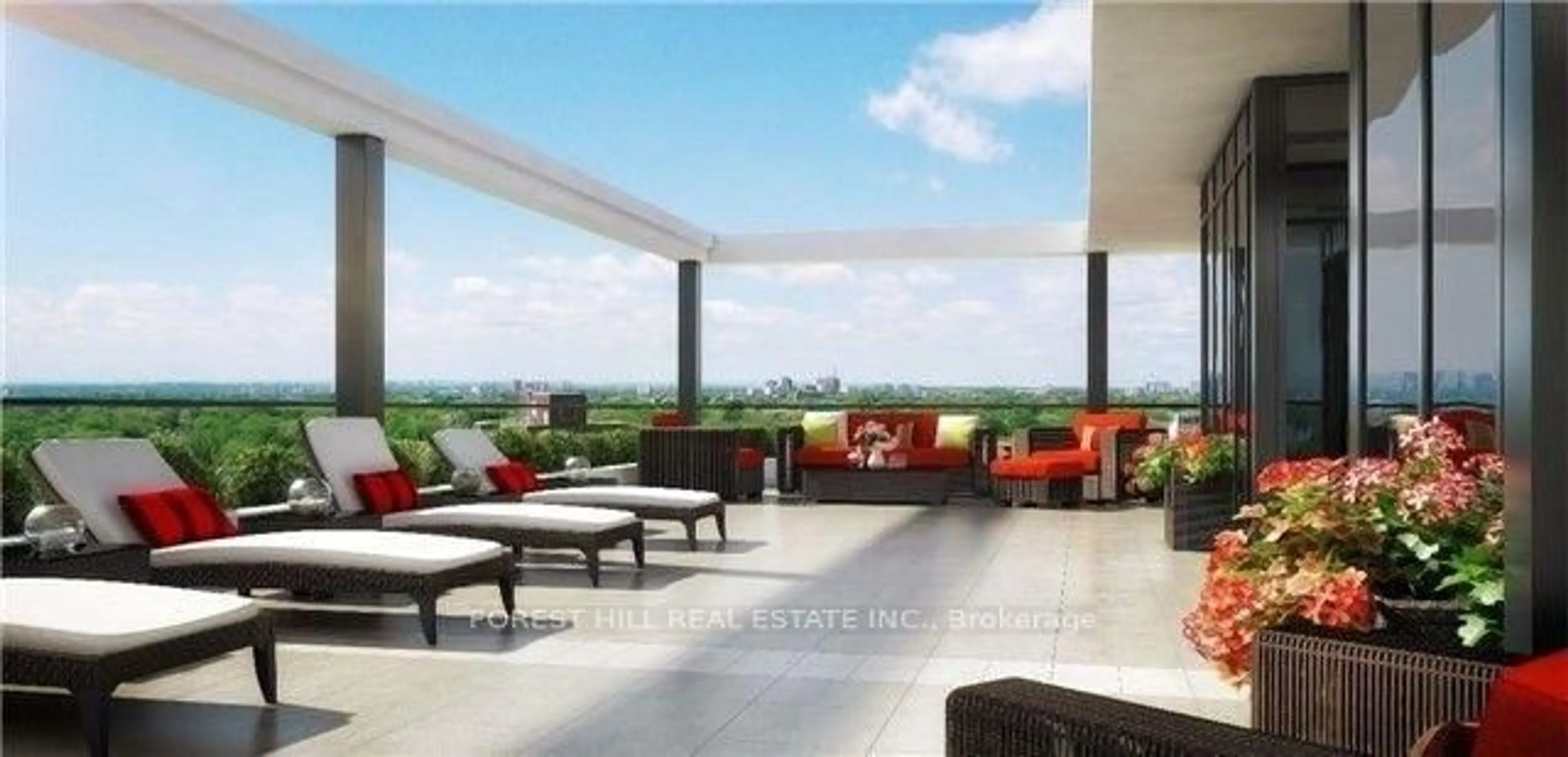 Patio, unknown for 1486 Bathurst St #1303, Toronto Ontario M5P 3G9