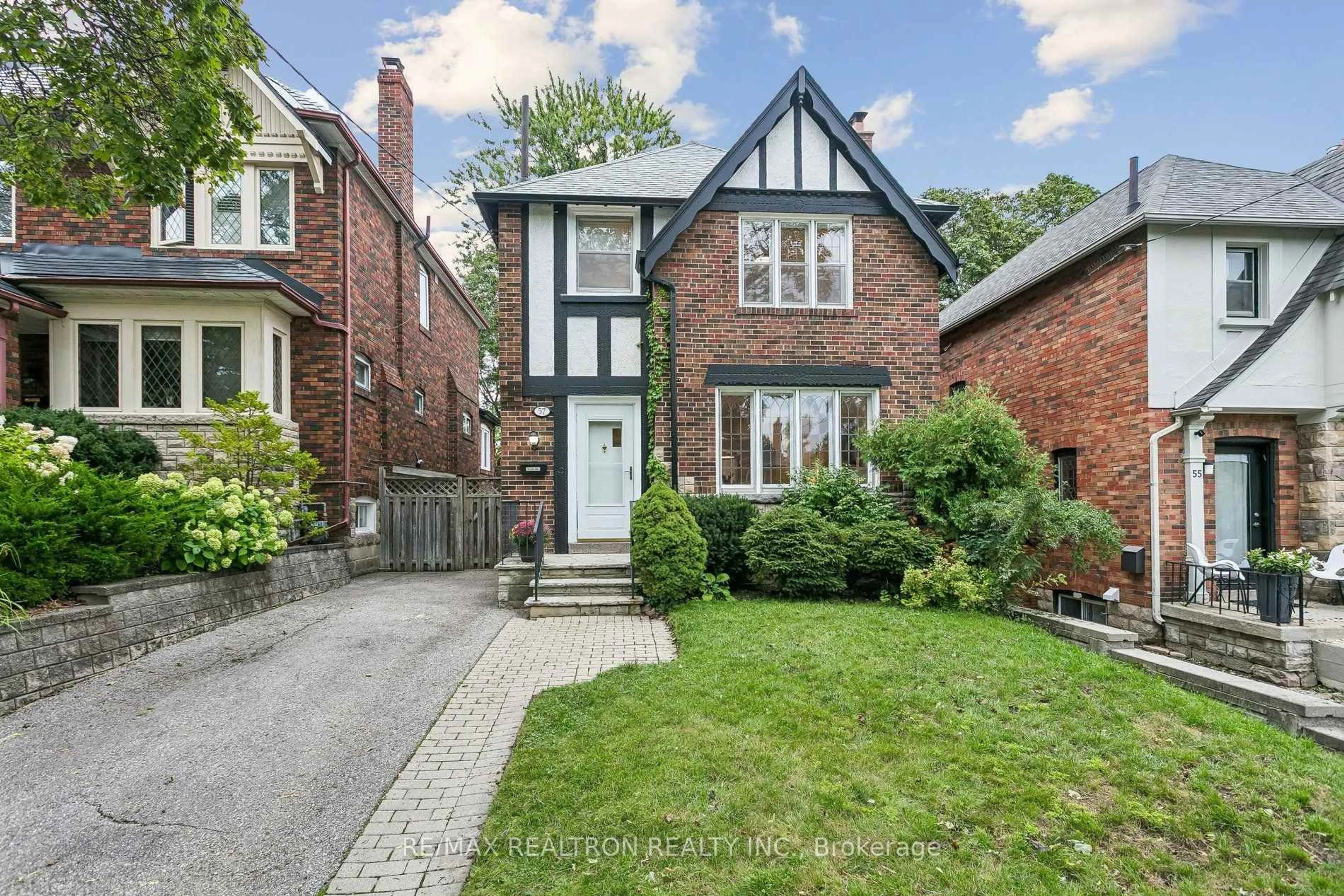 Home with brick exterior material, street for 57 Castle Knock Rd, Toronto Ontario M5N 2J6