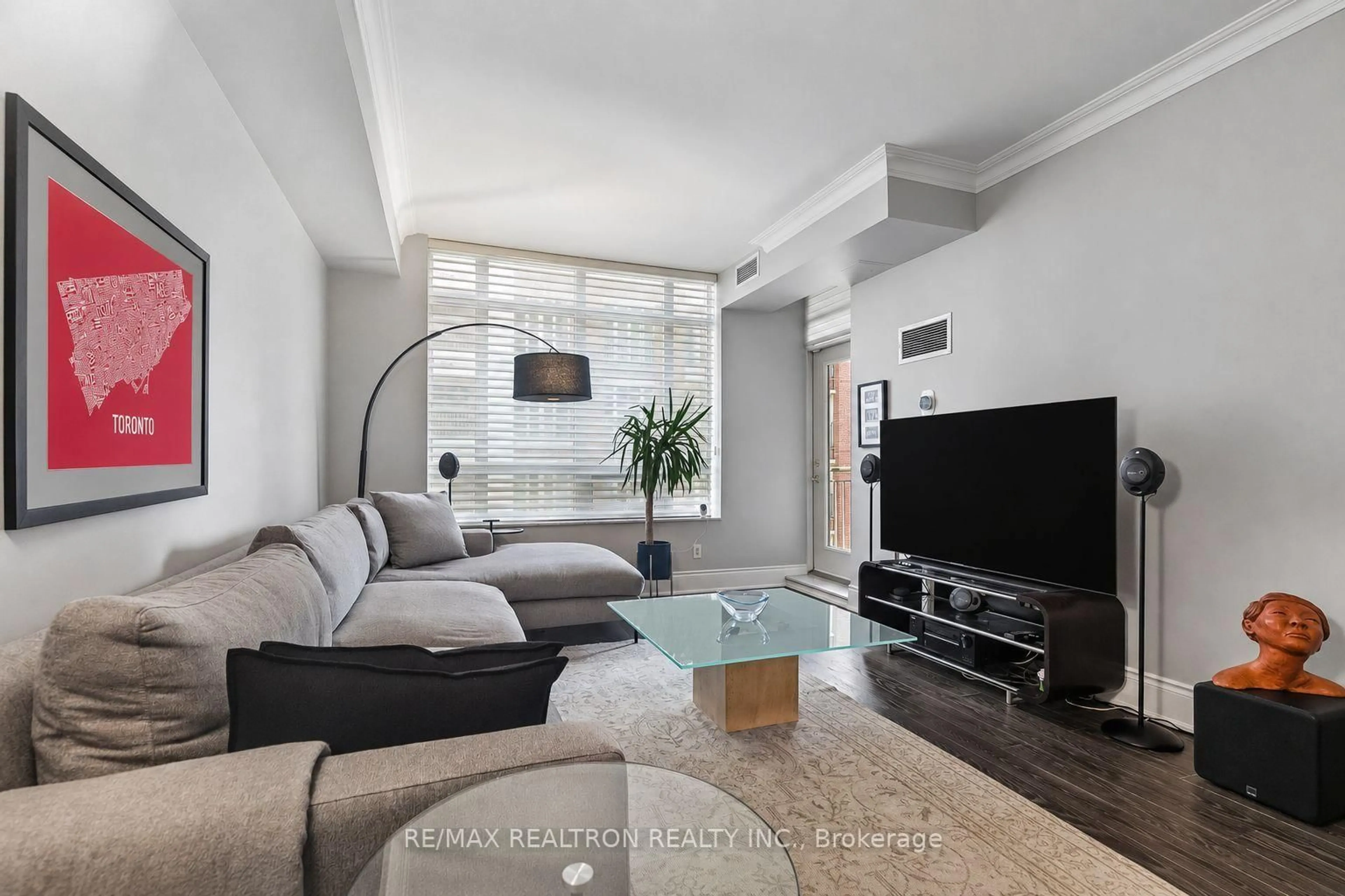 Living room with furniture, unknown for 55 Delisle Ave #707, Toronto Ontario M4V 3C2