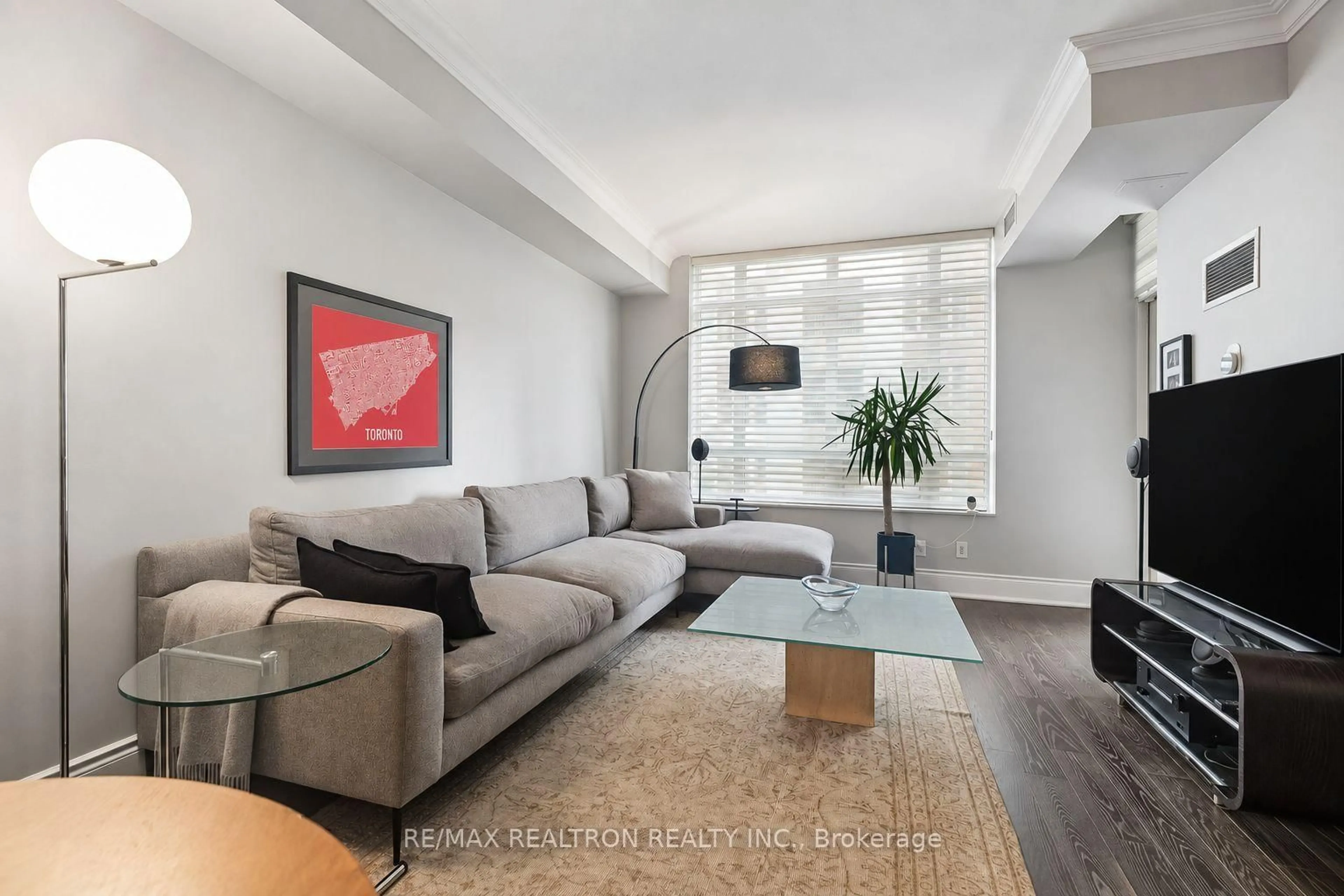 Living room with furniture, unknown for 55 Delisle Ave #707, Toronto Ontario M4V 3C2