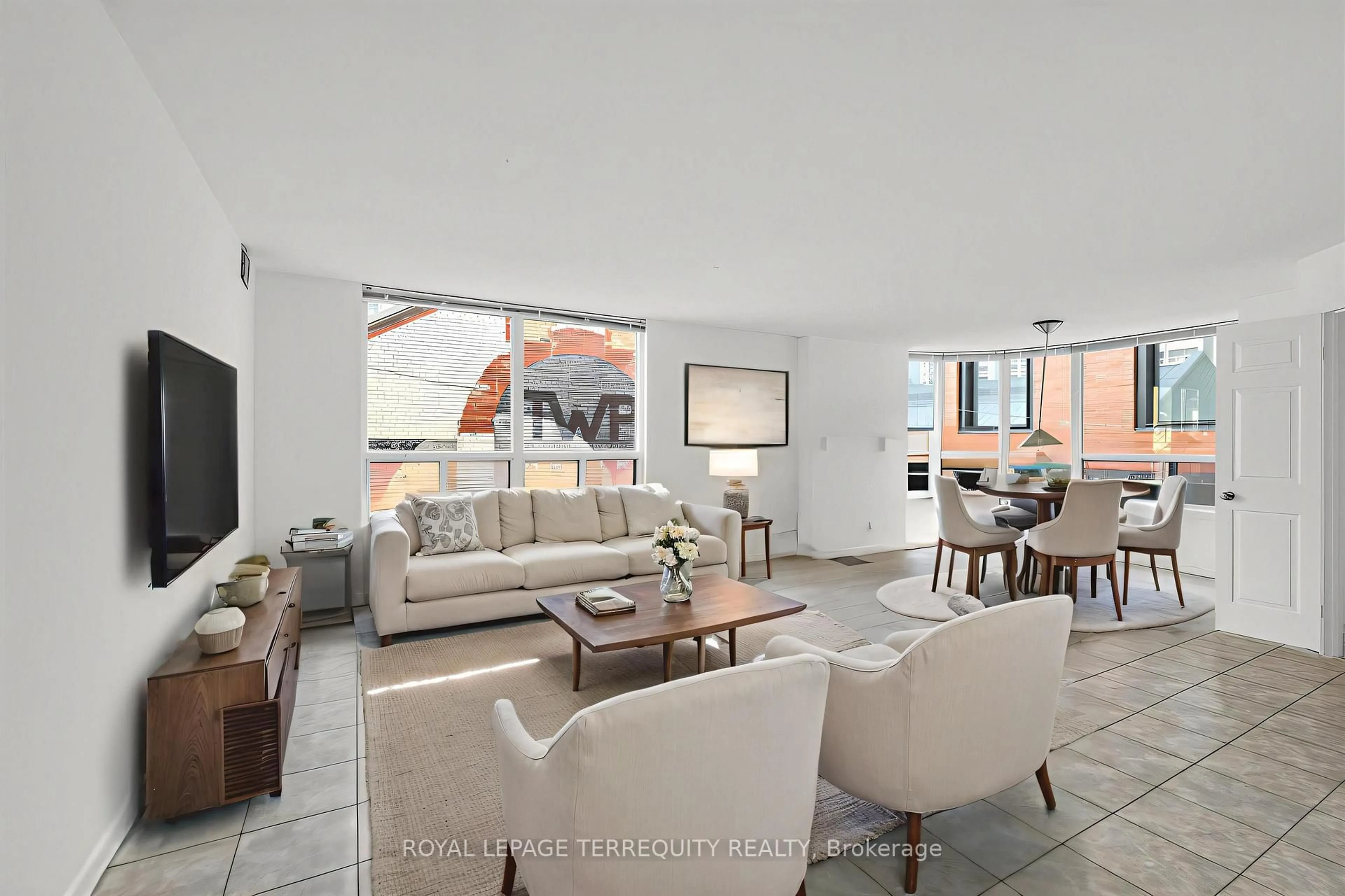 Living room with furniture, unknown for 25 Maitland St #210, Toronto Ontario M4Y 2W1