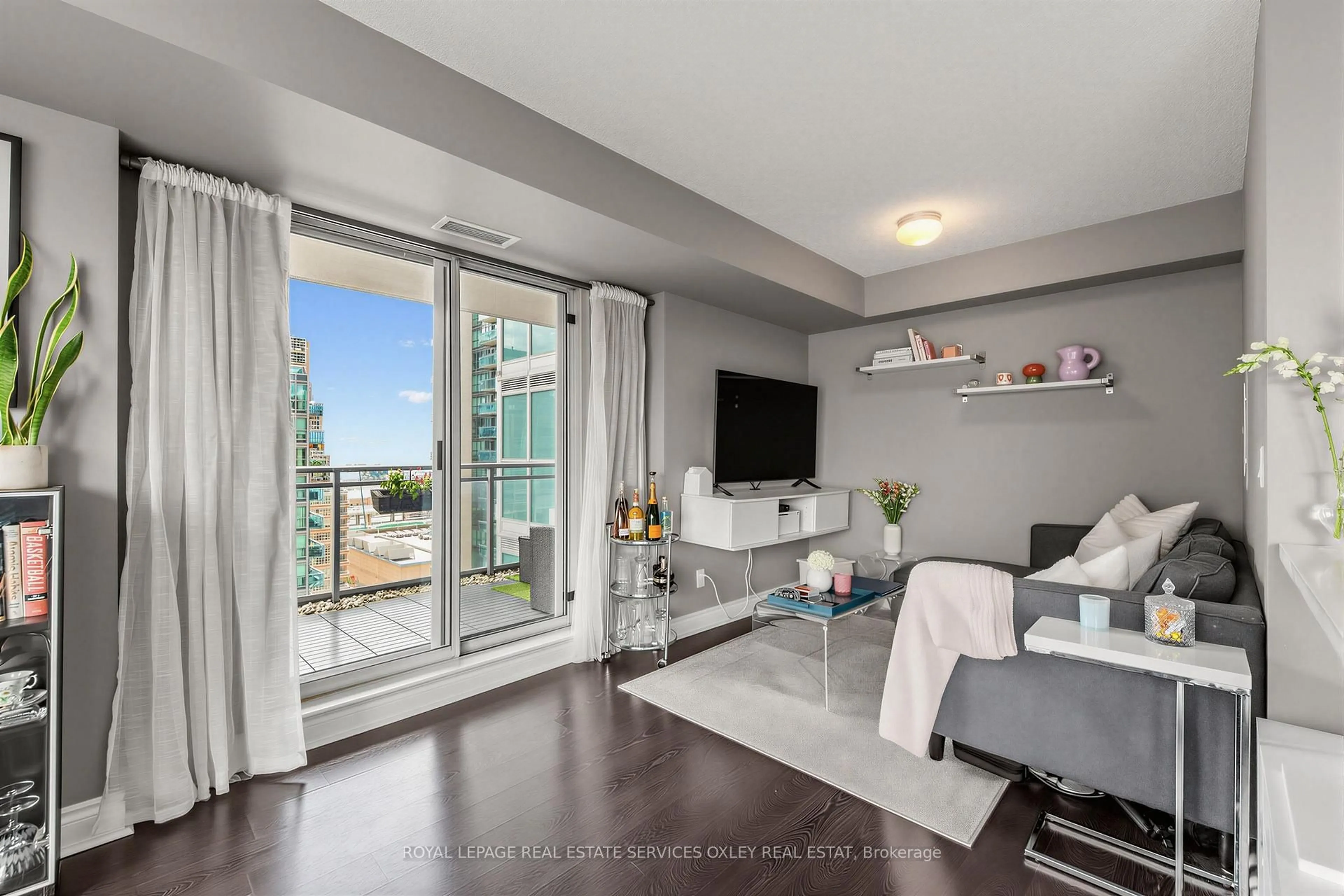 Living room with furniture, unknown for 100 Western Battery Rd #1102, Toronto Ontario M6K 3S2