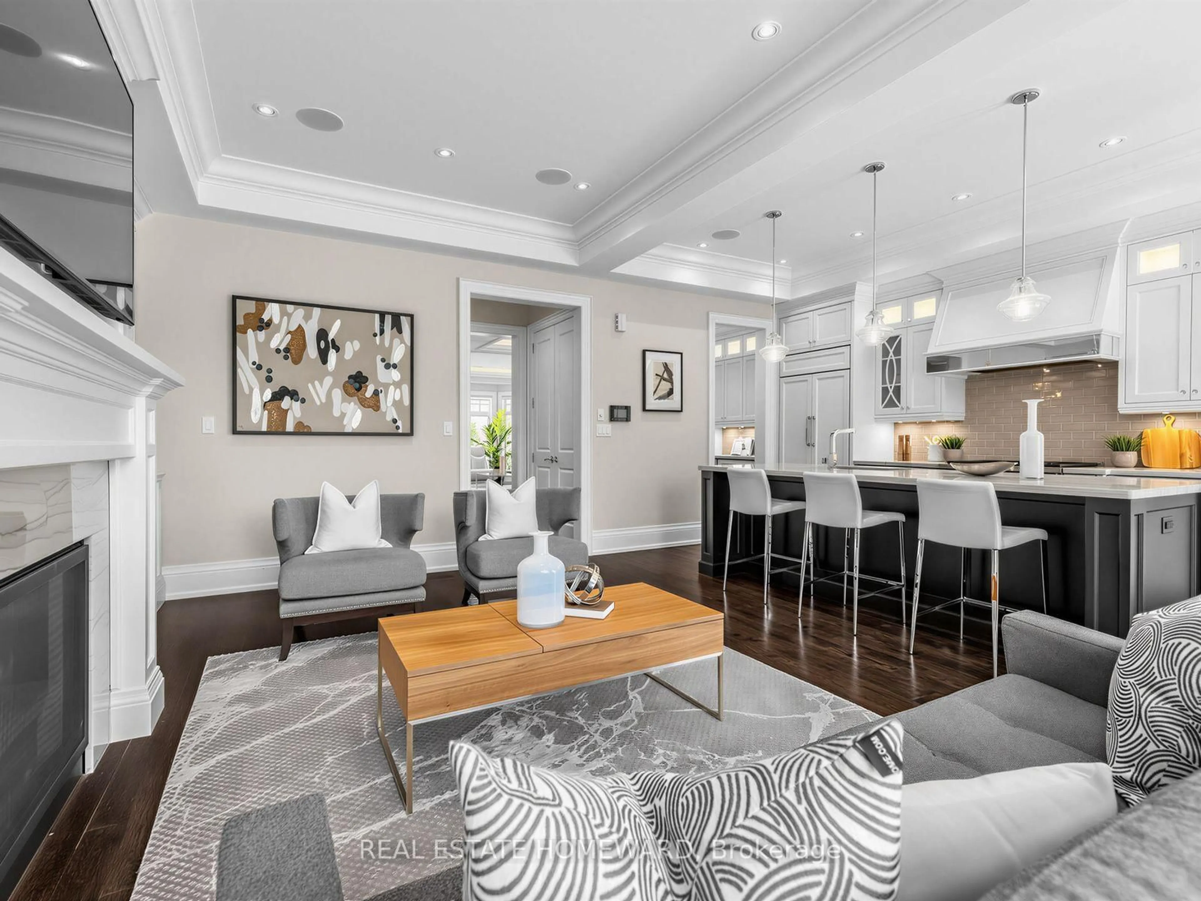 Open concept kitchen, unknown for 553 Broadway Ave, Toronto Ontario M4G 2S2