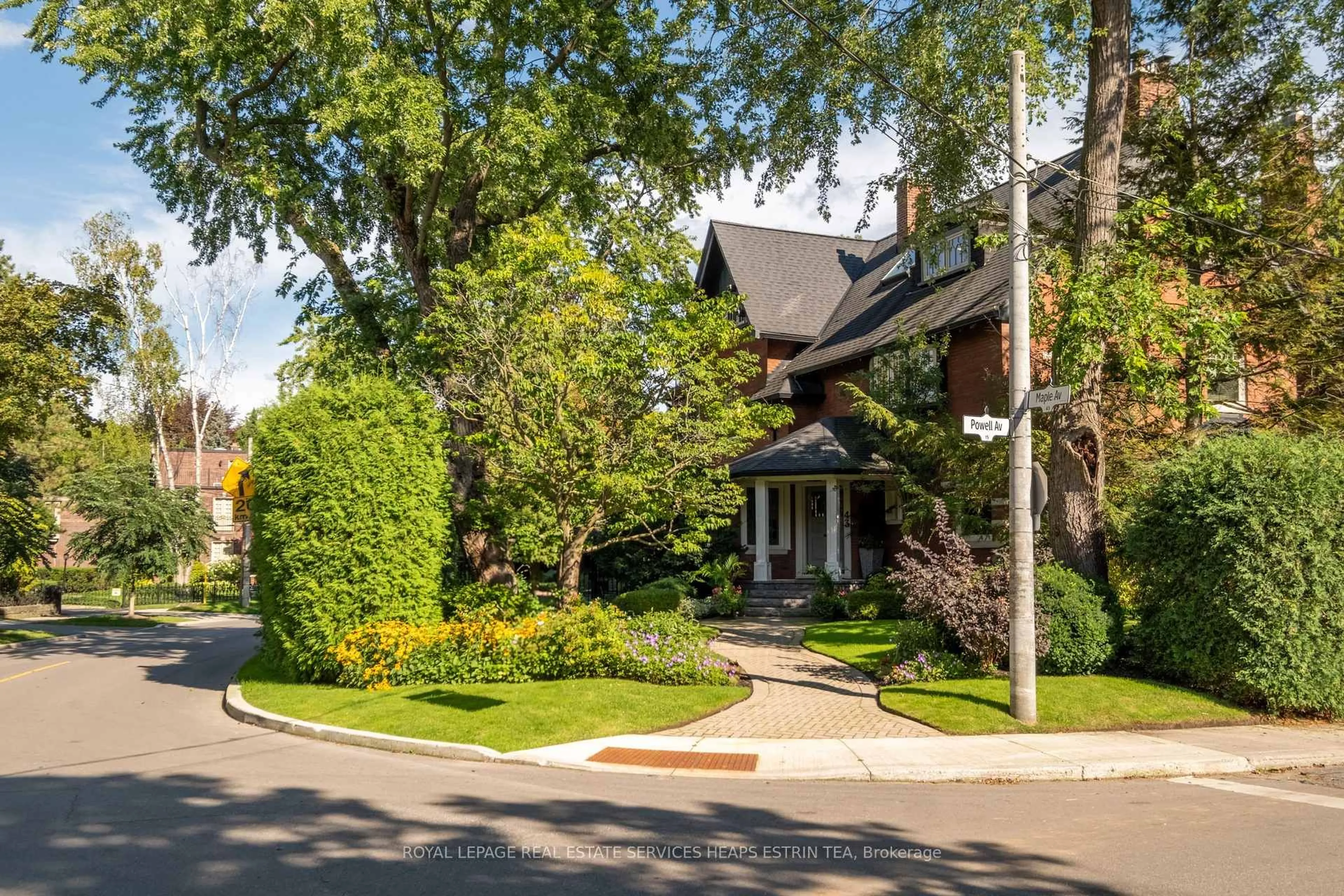 Home with brick exterior material, street for 43 Maple Ave, Toronto Ontario M4W 2T9
