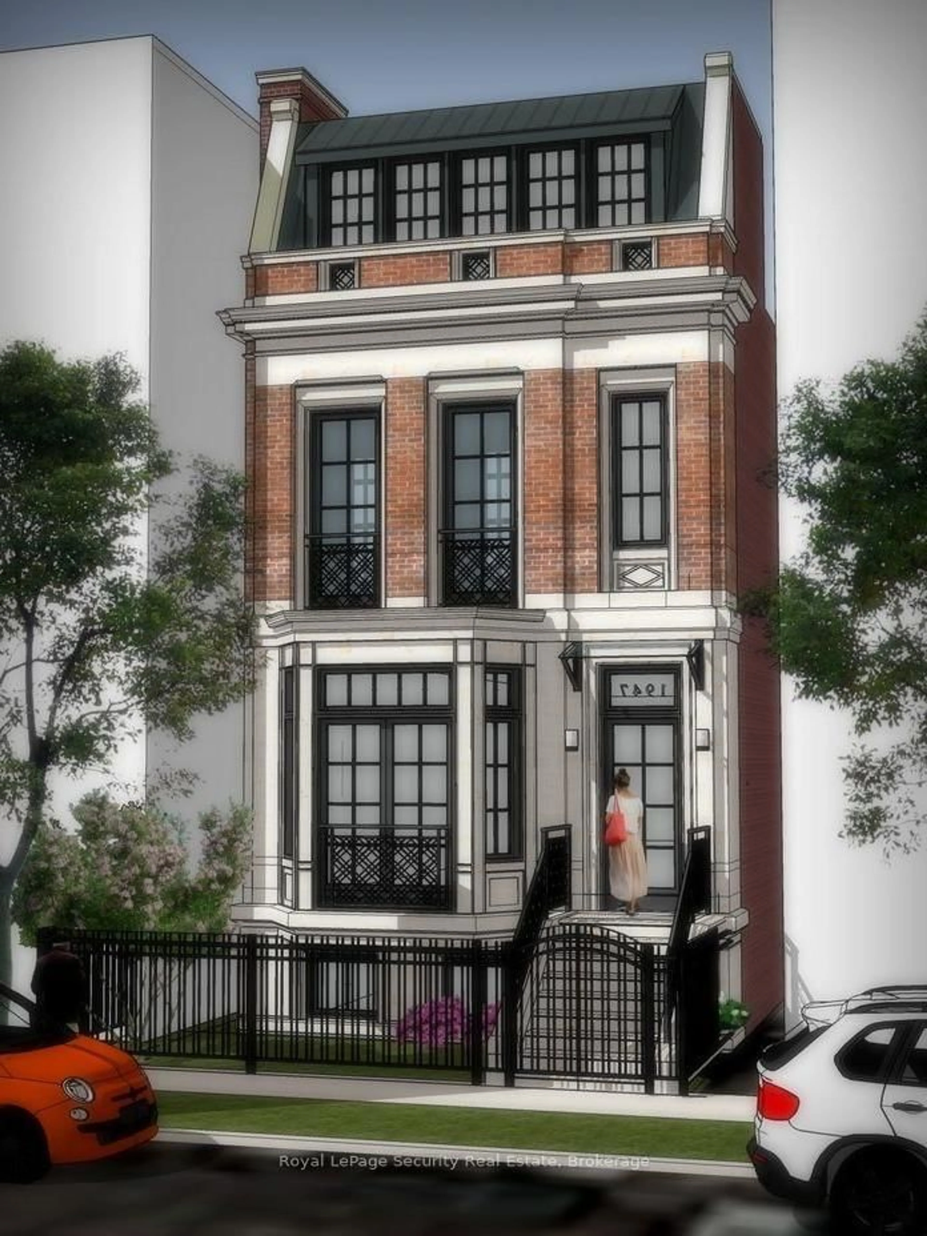 Home with brick exterior material, street for 464 Euclid Ave, Toronto Ontario M6G 2S9